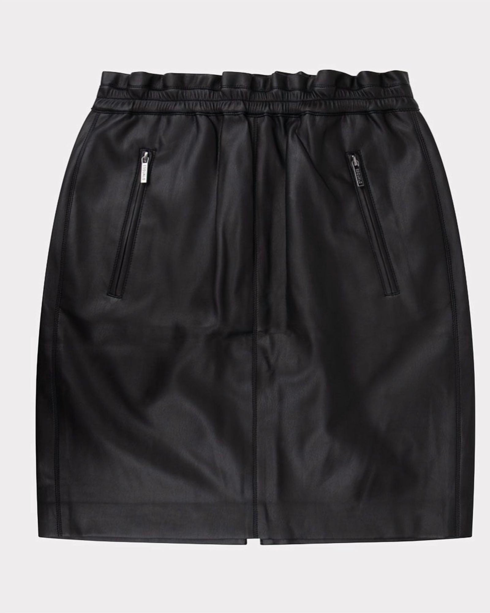 Faux Leather Skirt In Black | Black