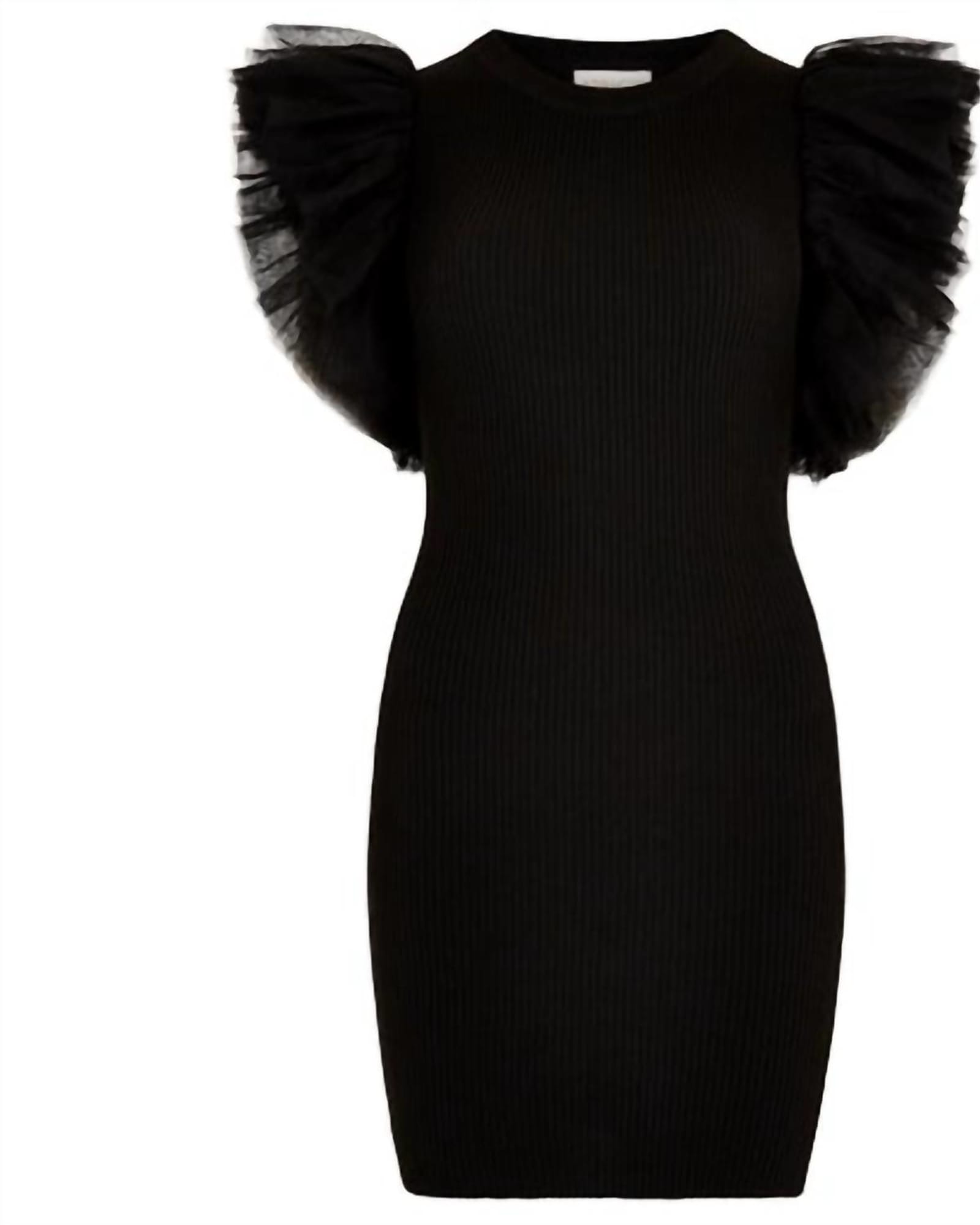 Extreme Tulle Sleeve In Black | Black