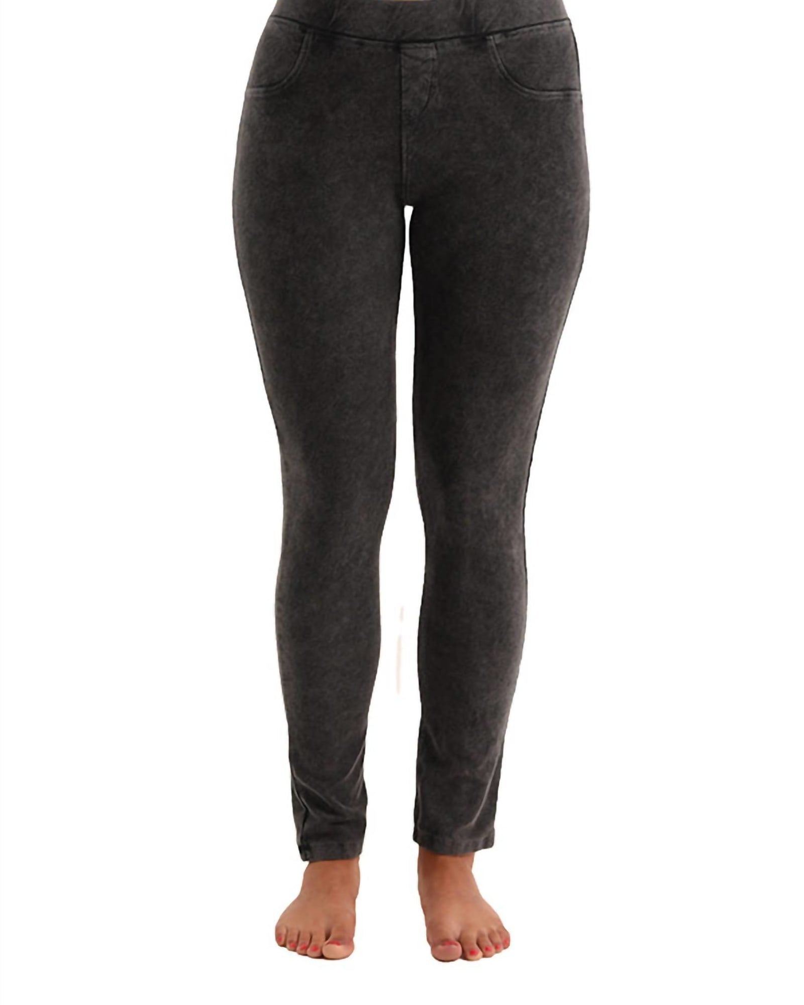 High Rise Jegging In Charcoal | Charcoal