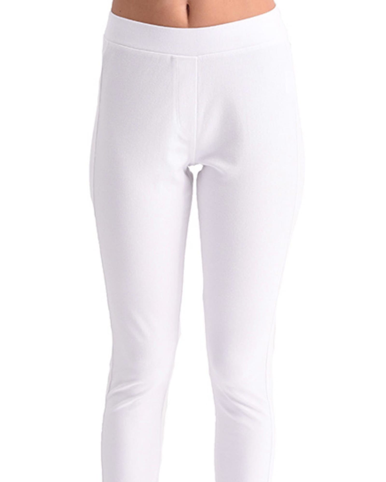 High Rise Jegging In White | White