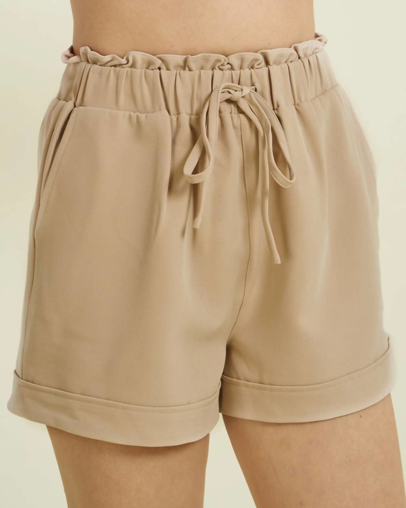 Keep It Neutral Shorts In Tan | Tan