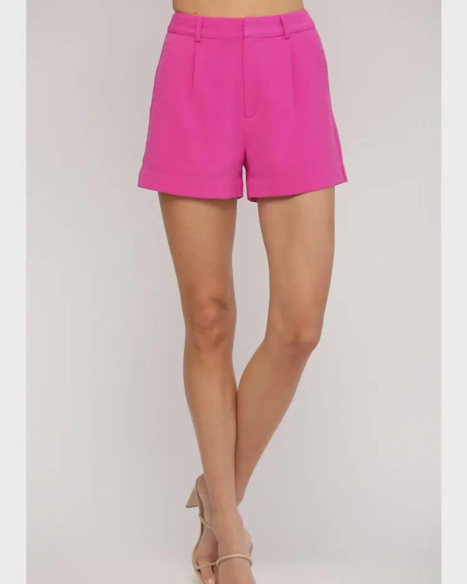 In The Moment Shorts In Hot Pink | Hot Pink