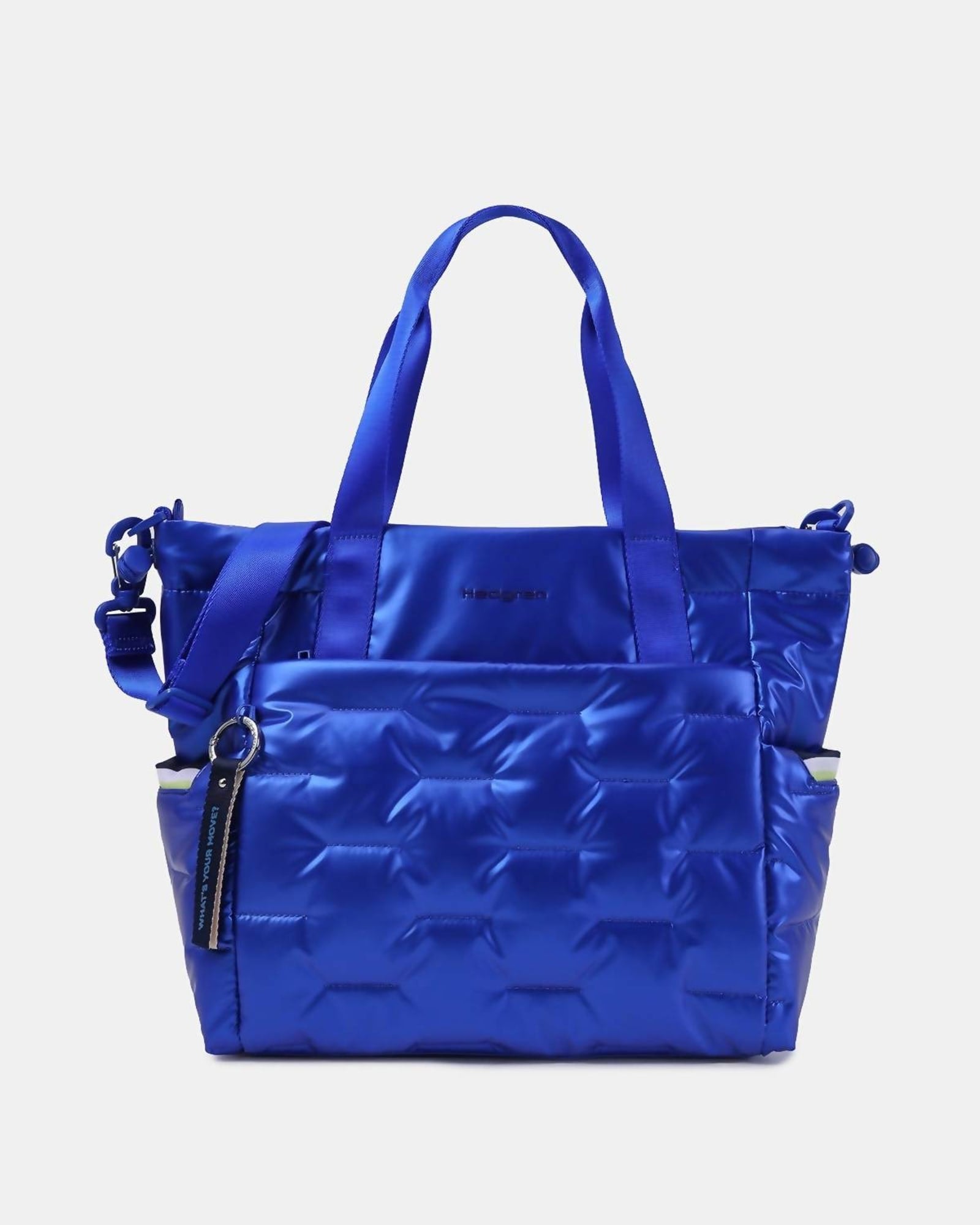 Puffer Tote Bag In Strong Blue | Strong Blue