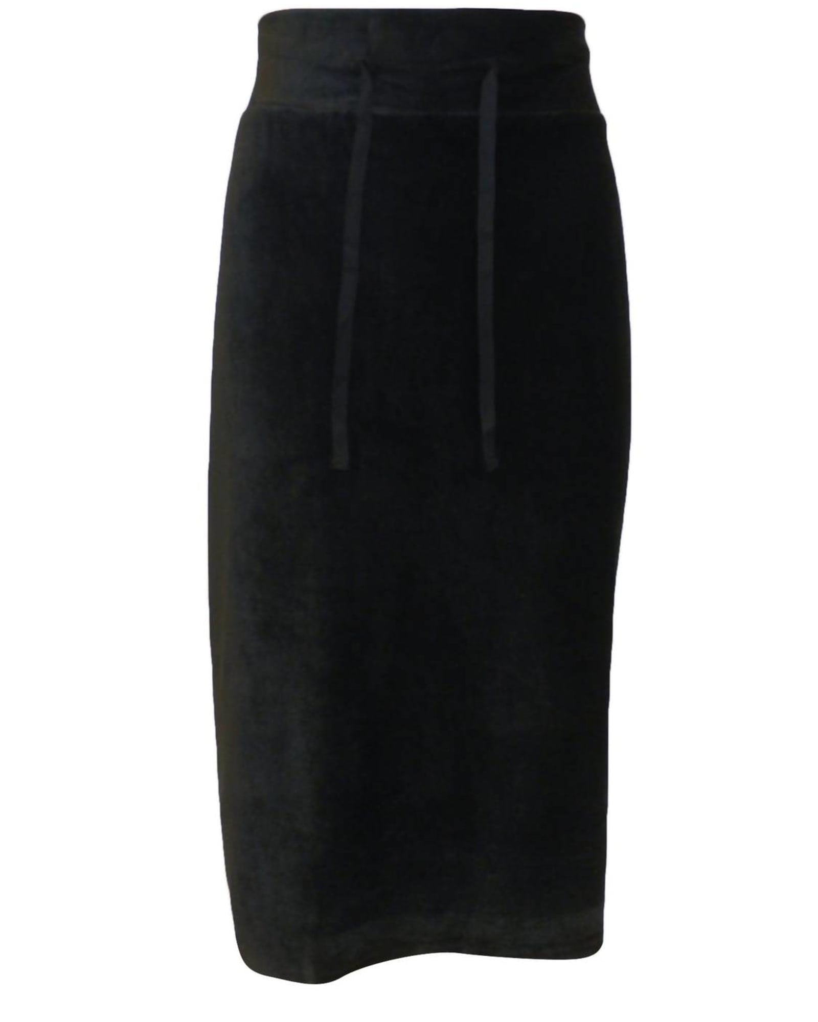 Women'S Velour Sport Skirt In Black | Black