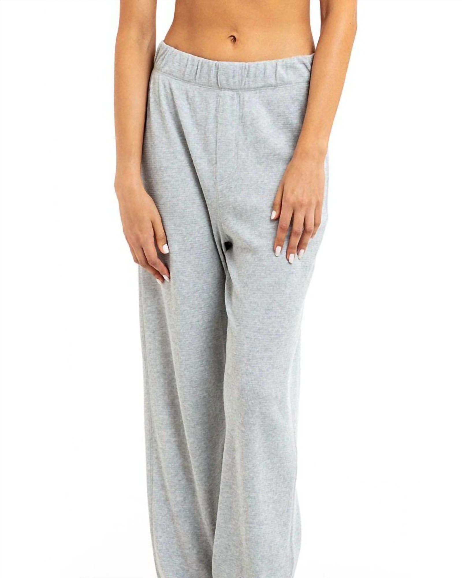 Women'S Thermal Lounge Pant In Heather Grey | Heather Grey