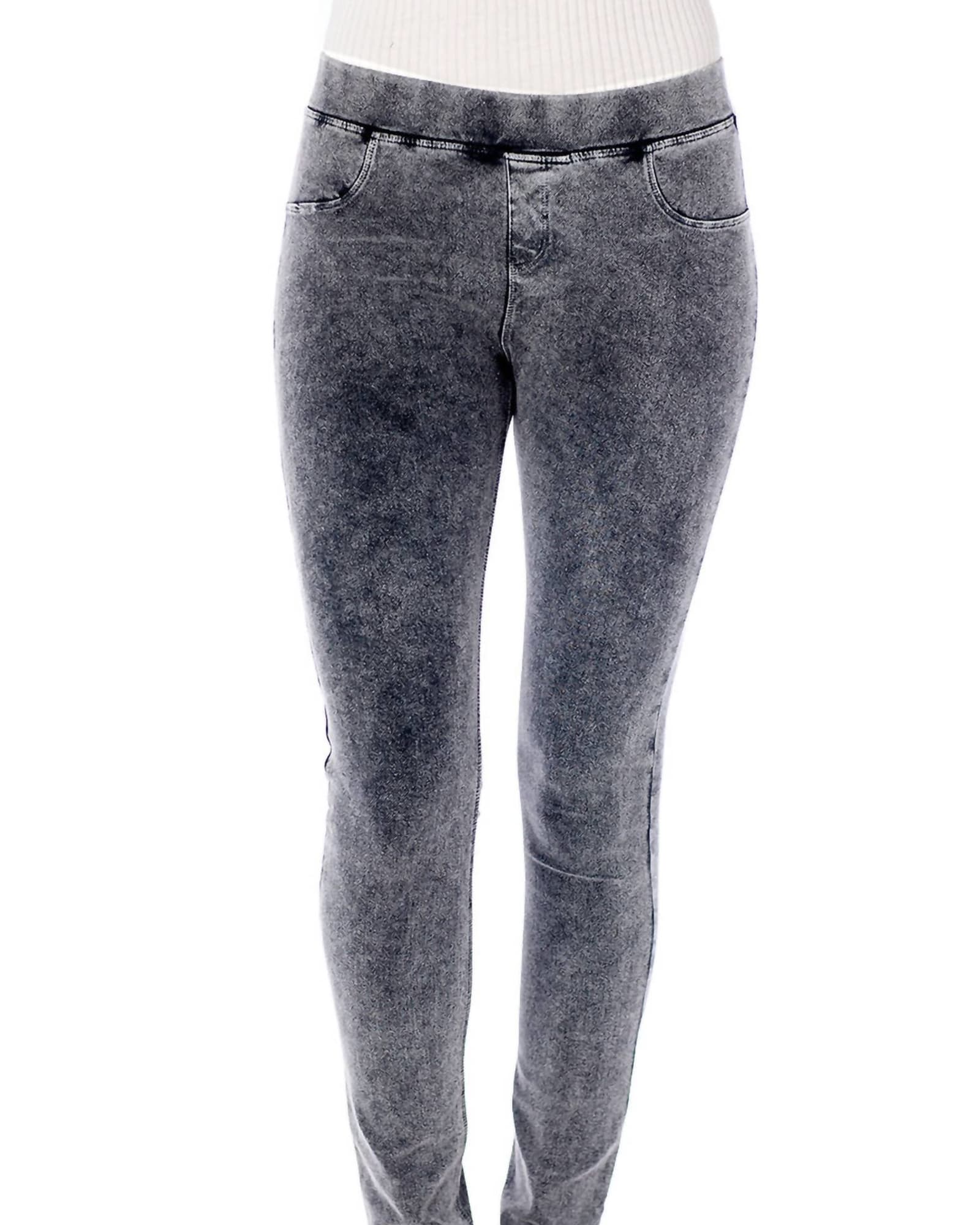 Women'S Straight Leg Jegging In Charcoal | Charcoal