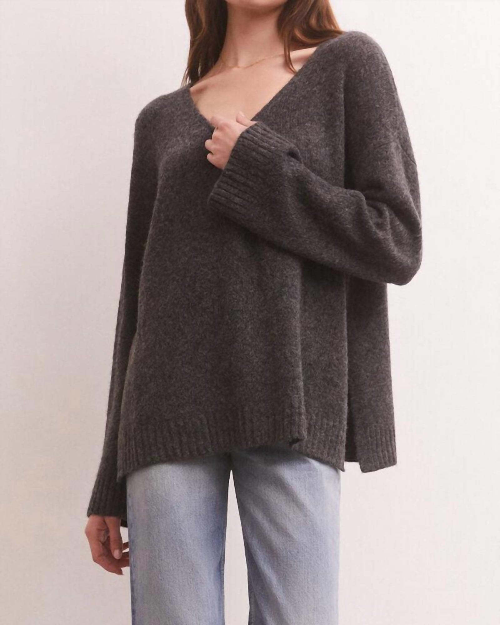 Modern Sweater in Charcoal Heather | Charcoal Heather
