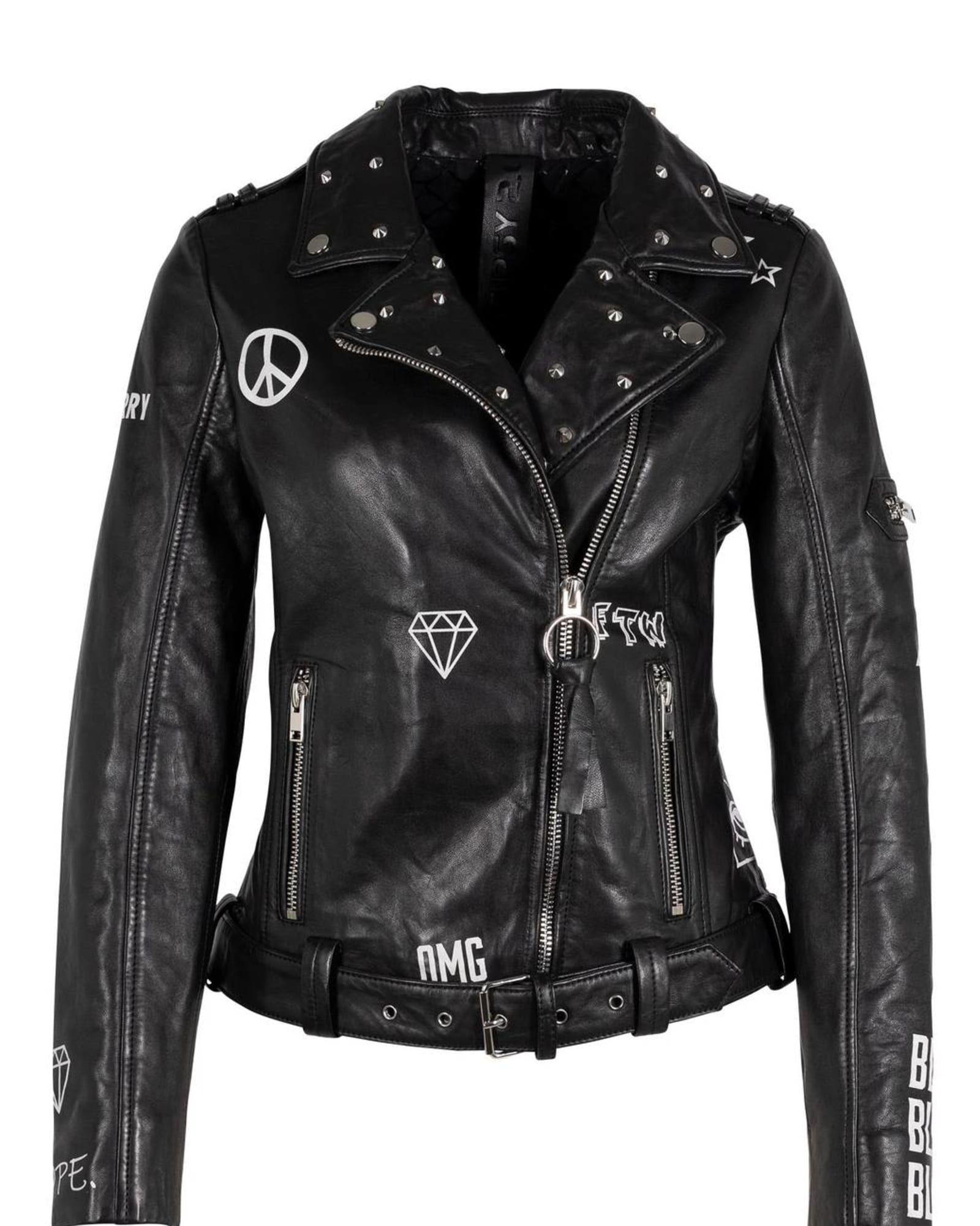 Tavi Rf Leather Jacket in Black | Black