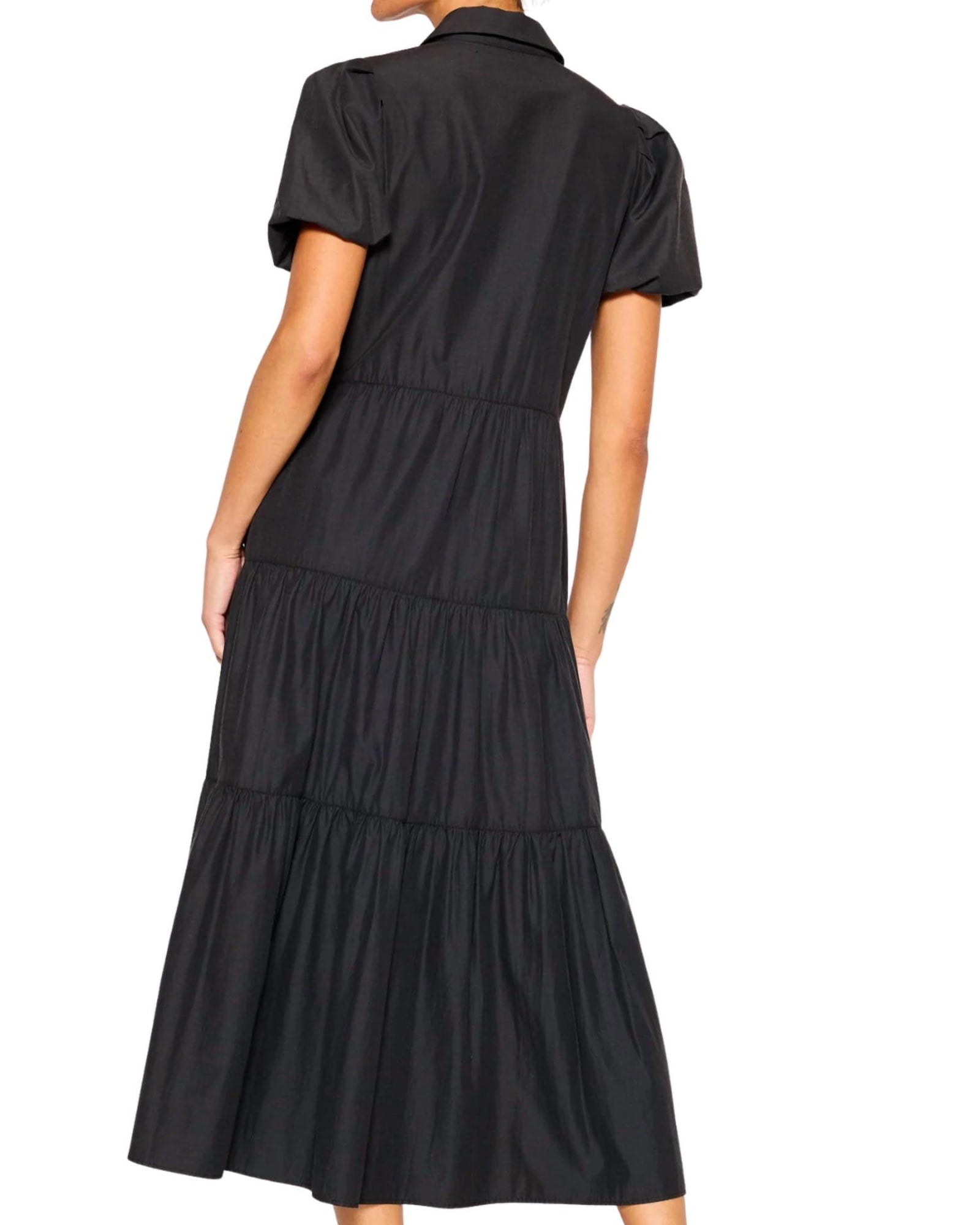 Women's Havana Midi Dress In Washed Black | Washed Black