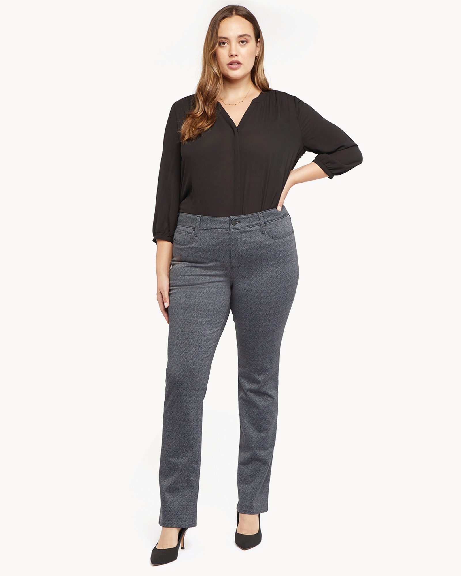 Ralph Lauren Women's Plus Shaping Casual Pants Pink Size 38X32