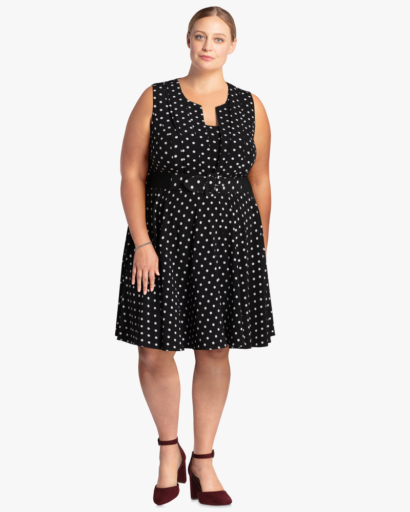 city chic polka dot dress