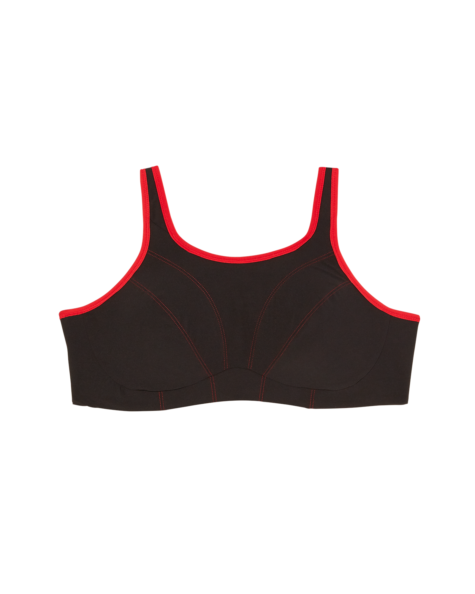 Plus Size Red Sports Bra