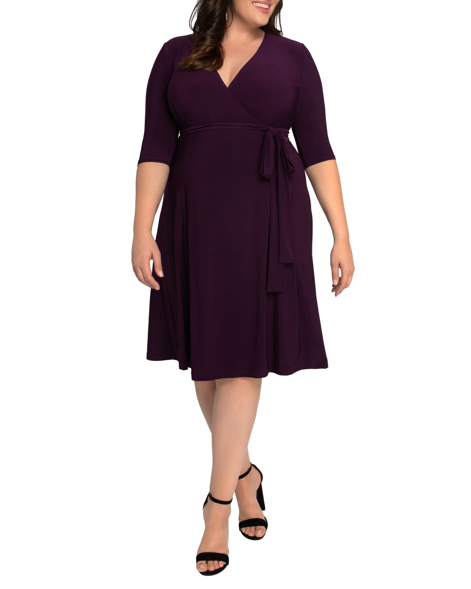 Essential Wrap Dress | PLUM PASSION