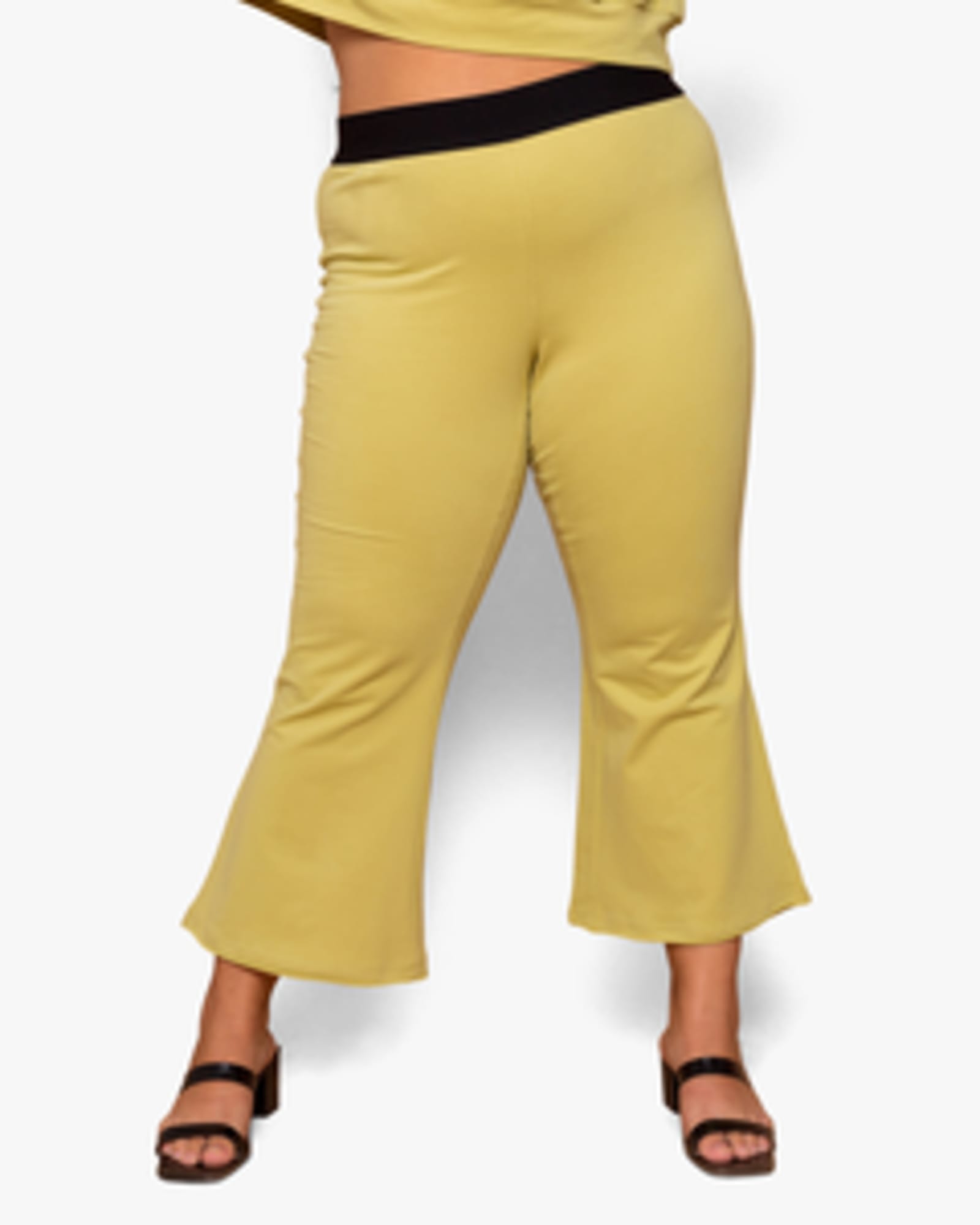 PAROSH Yellow Highwaisted Flared Pants for Men  Lyst