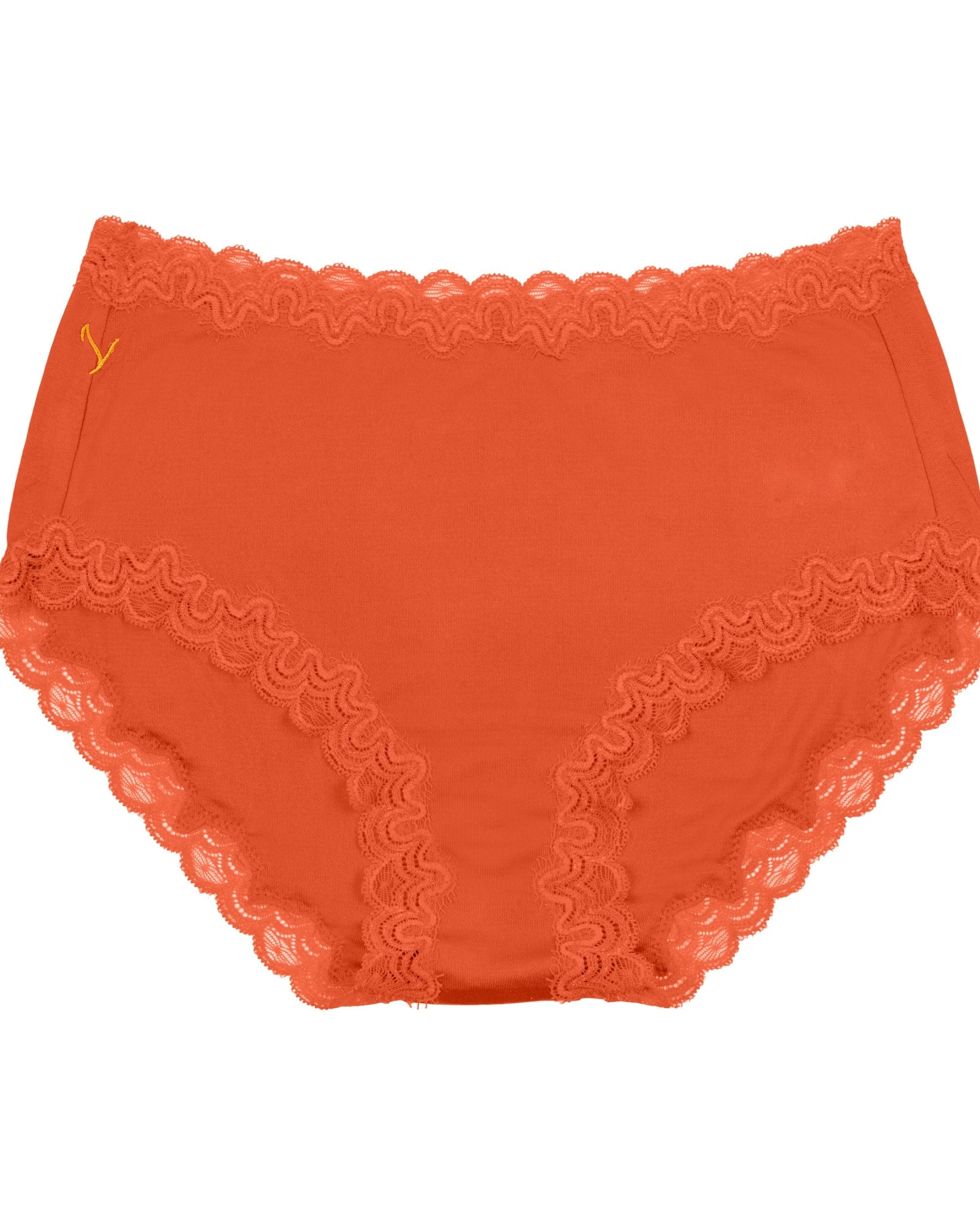 Soft Silk Panties | Spicy Orange