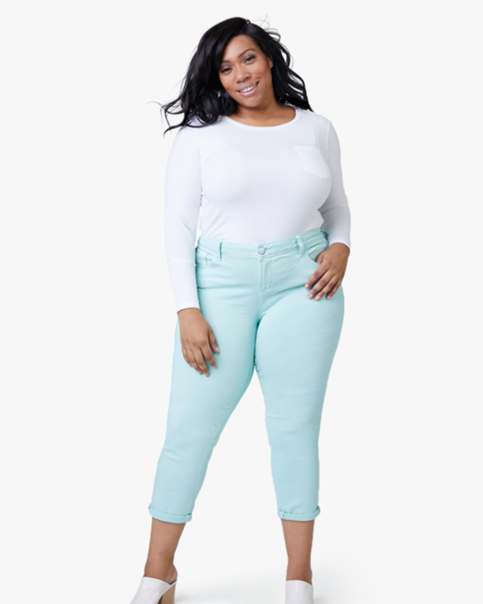 Talia Mid-Rise Boyfriend Jean | PISTACHIO