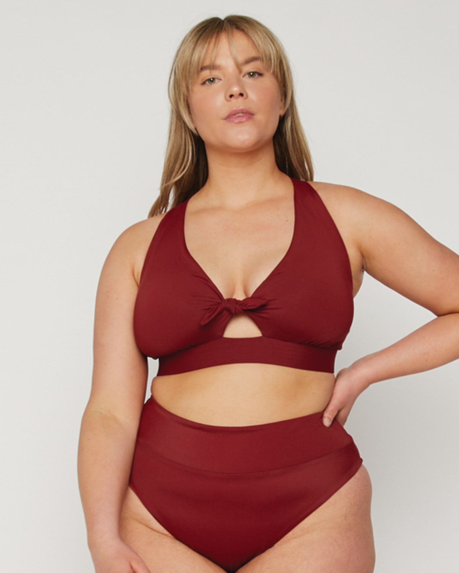 Dottie Plus Size Tie Bikini Top