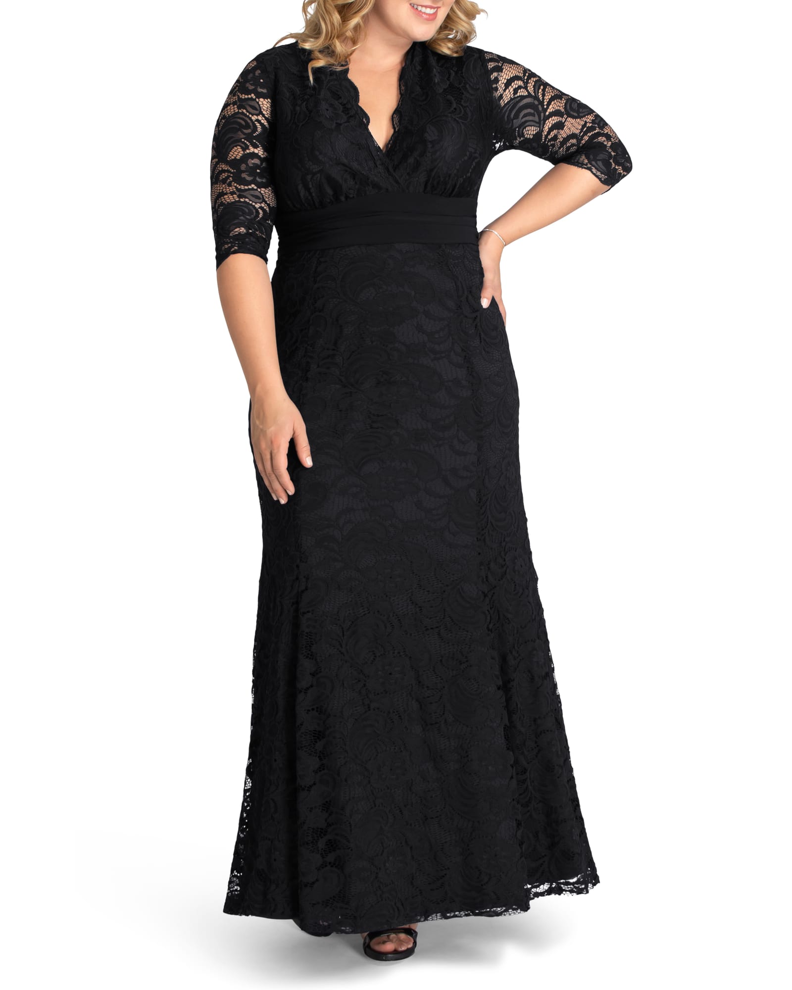 Screen Siren Lace Evening Gown | ONYX