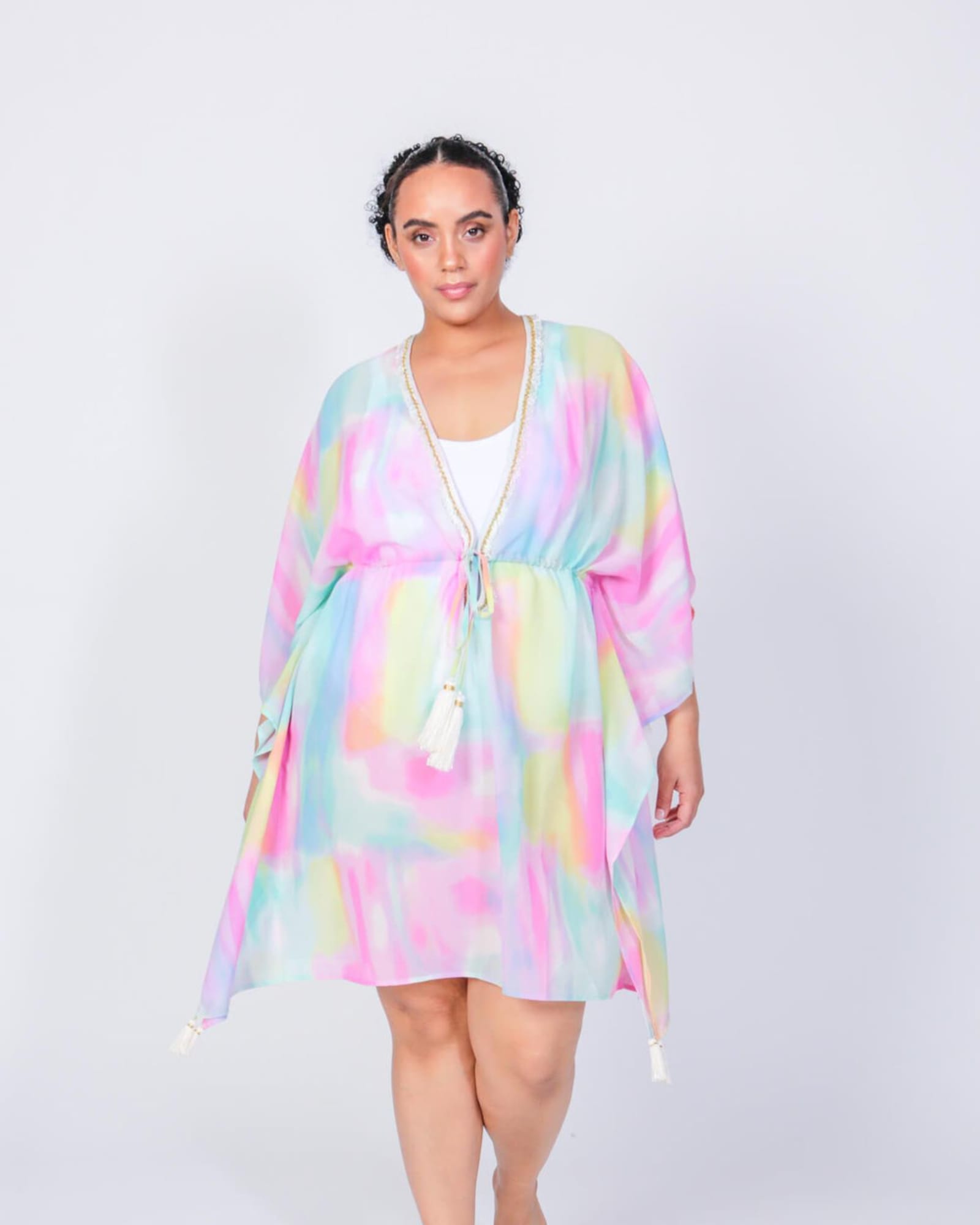 Flowy Sweets Cover Up | Watercolor Tie Dye