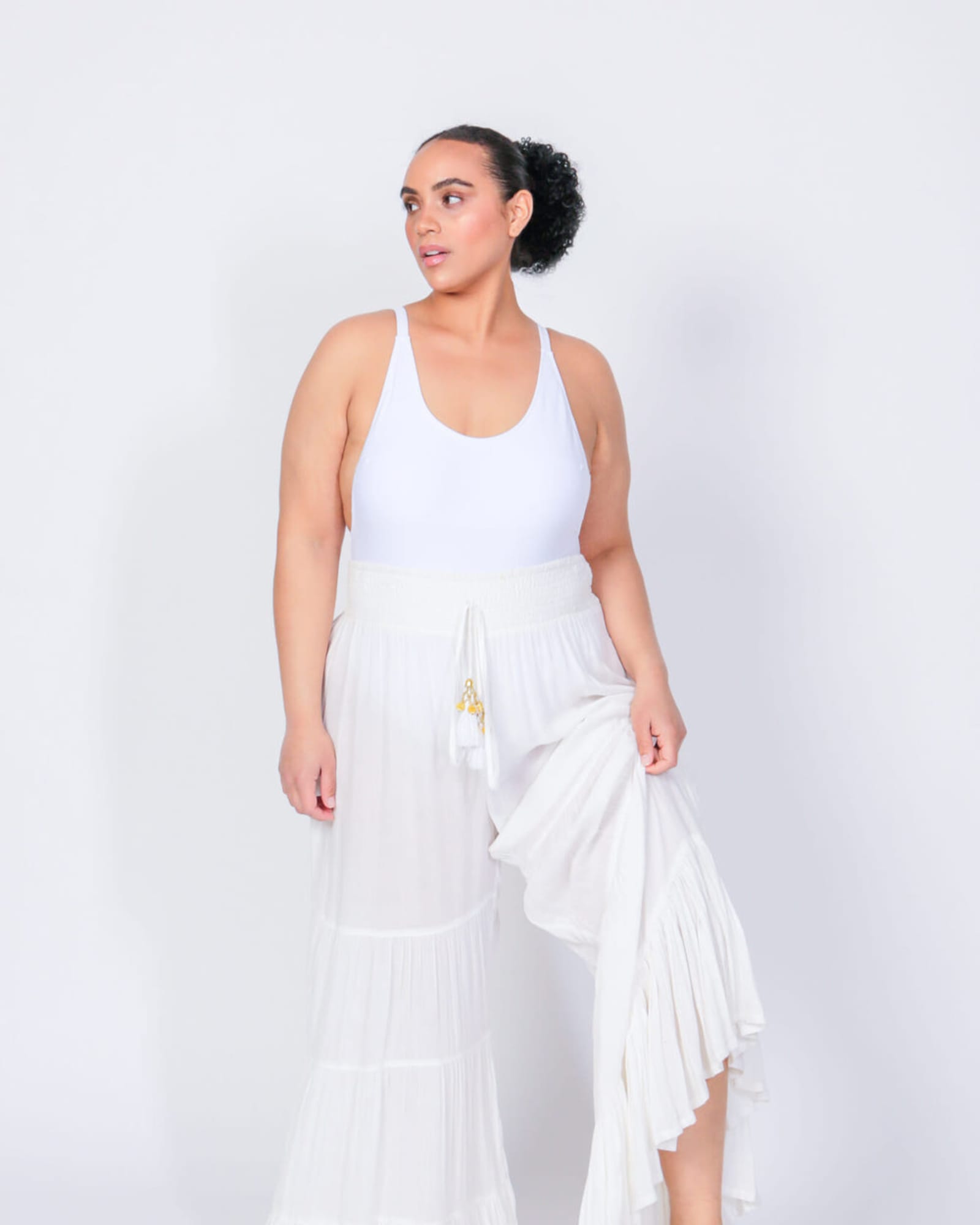 Plus Size Palazzo Wide Leg Casual Simple Everyday wear Pants