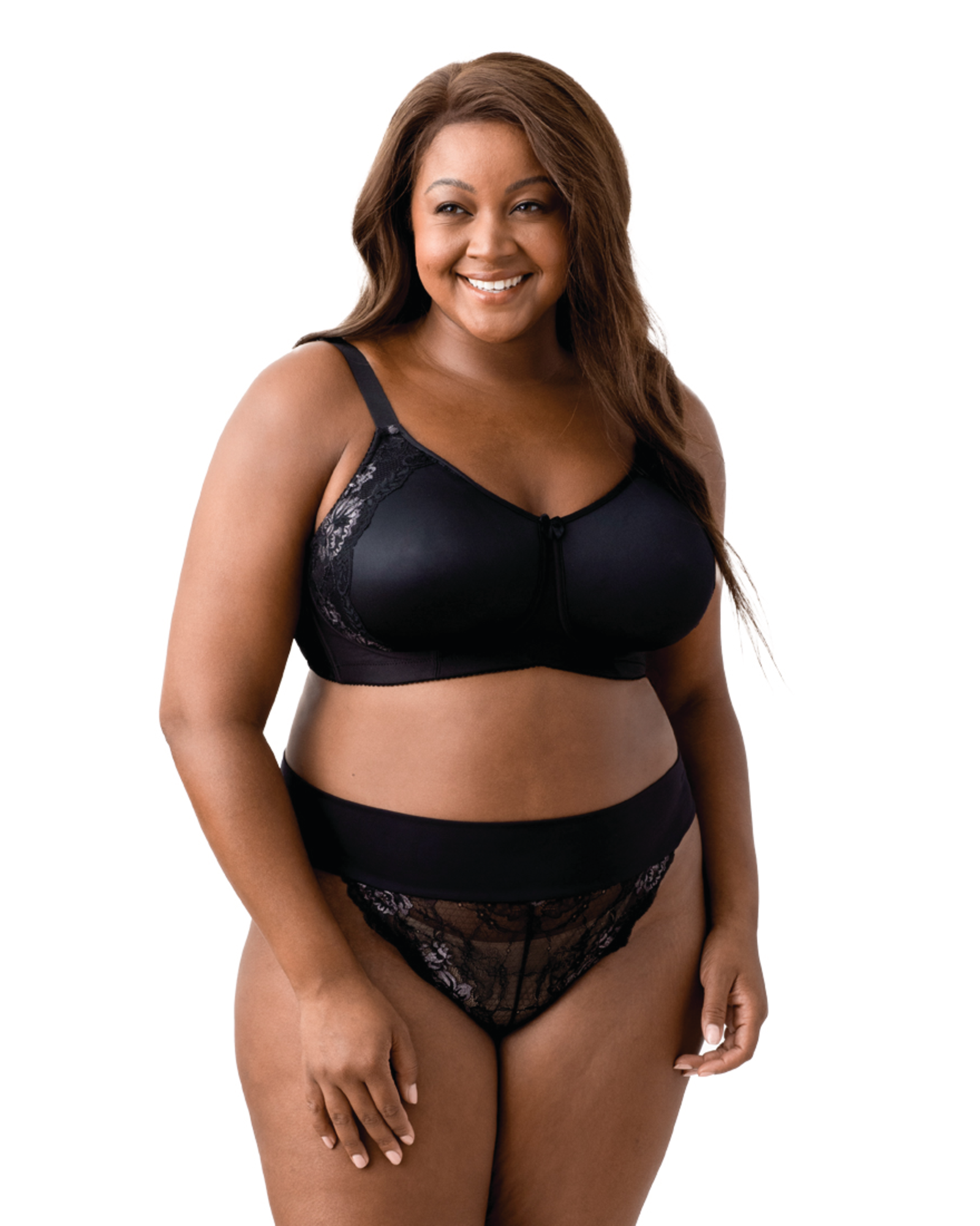 Buy DD+ Navy Recycled Lace Comfort Full Cup Bra - 40F | Bras | Tu