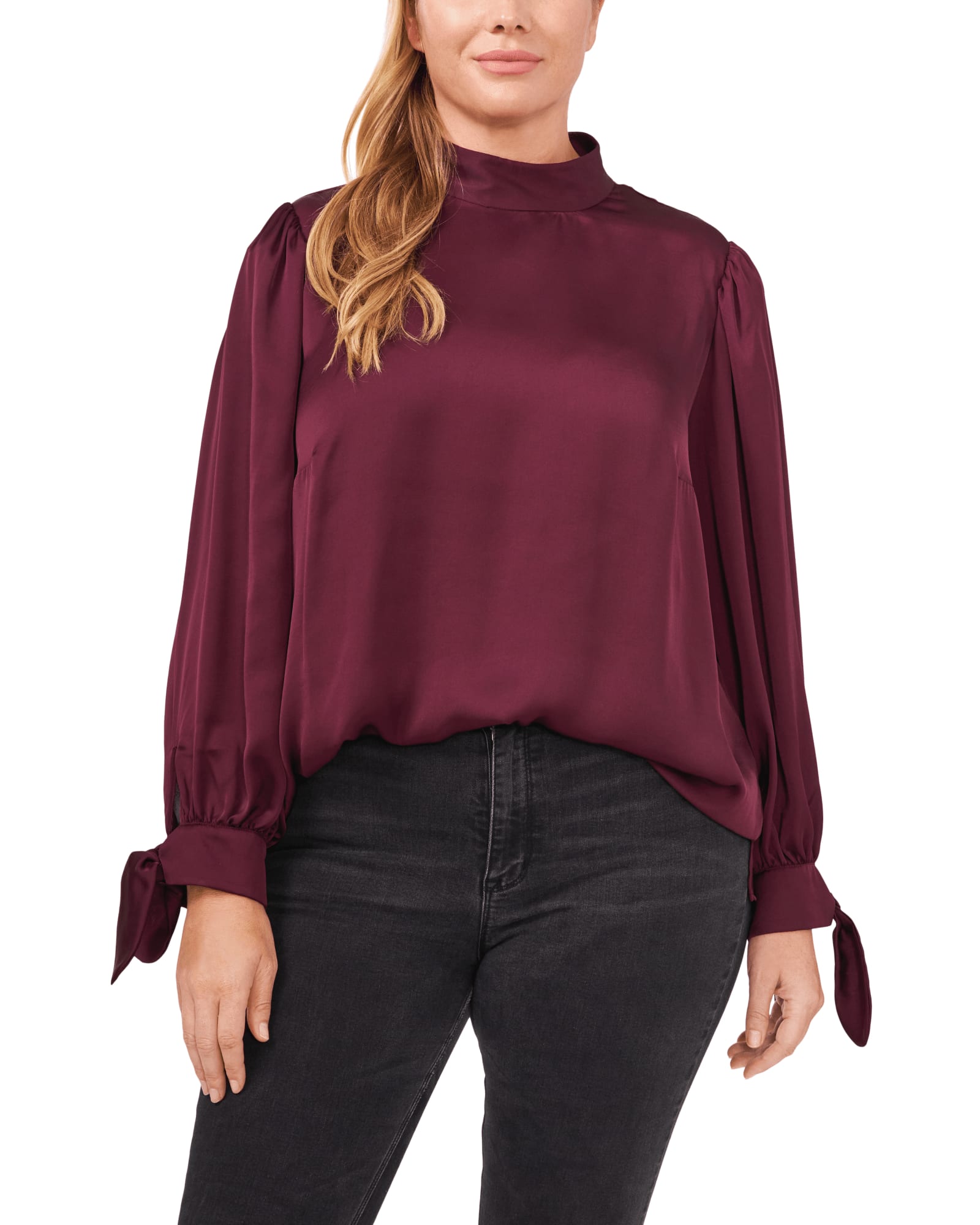 Kinsley Square Neck Long-Sleeve Top