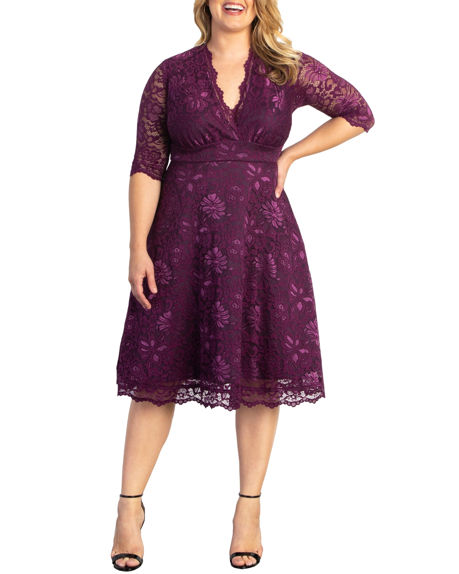 Mademoiselle Lace Cocktail Dress | BERRY BLISS