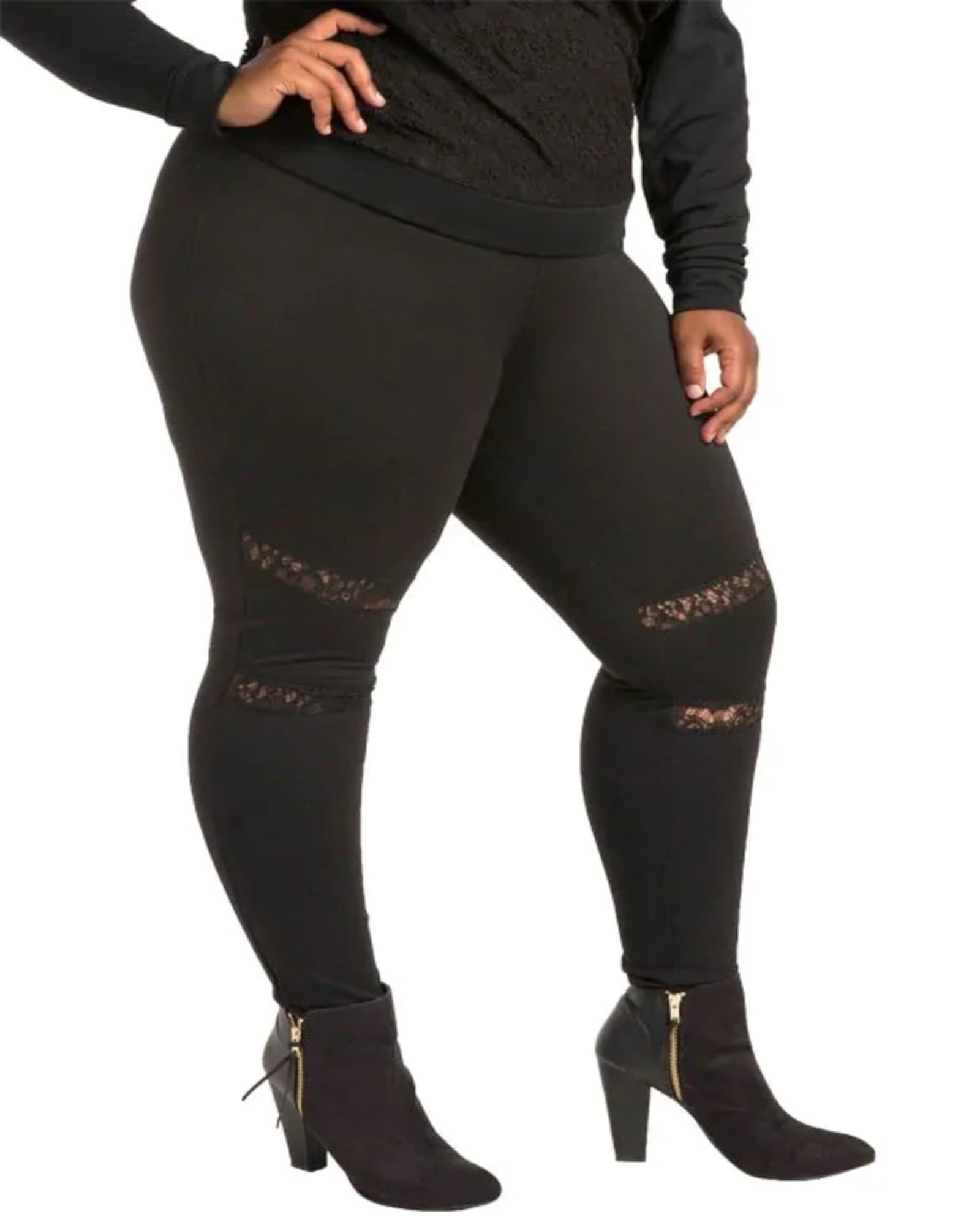 Plus Size High-waist Reflective Piping Fitness Leggings Grey 3x