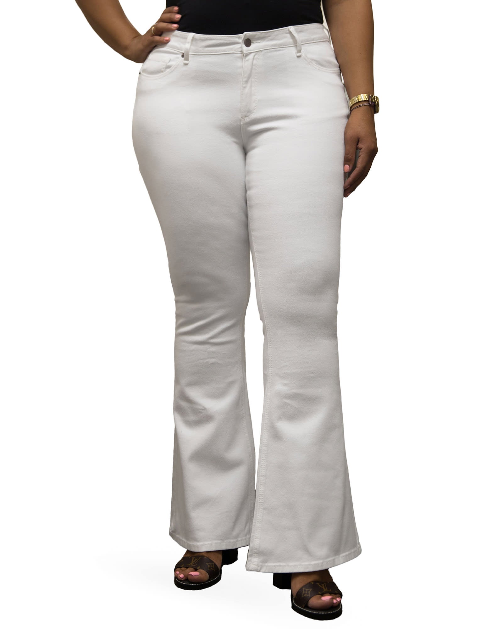 Becca Flare Jeans | White