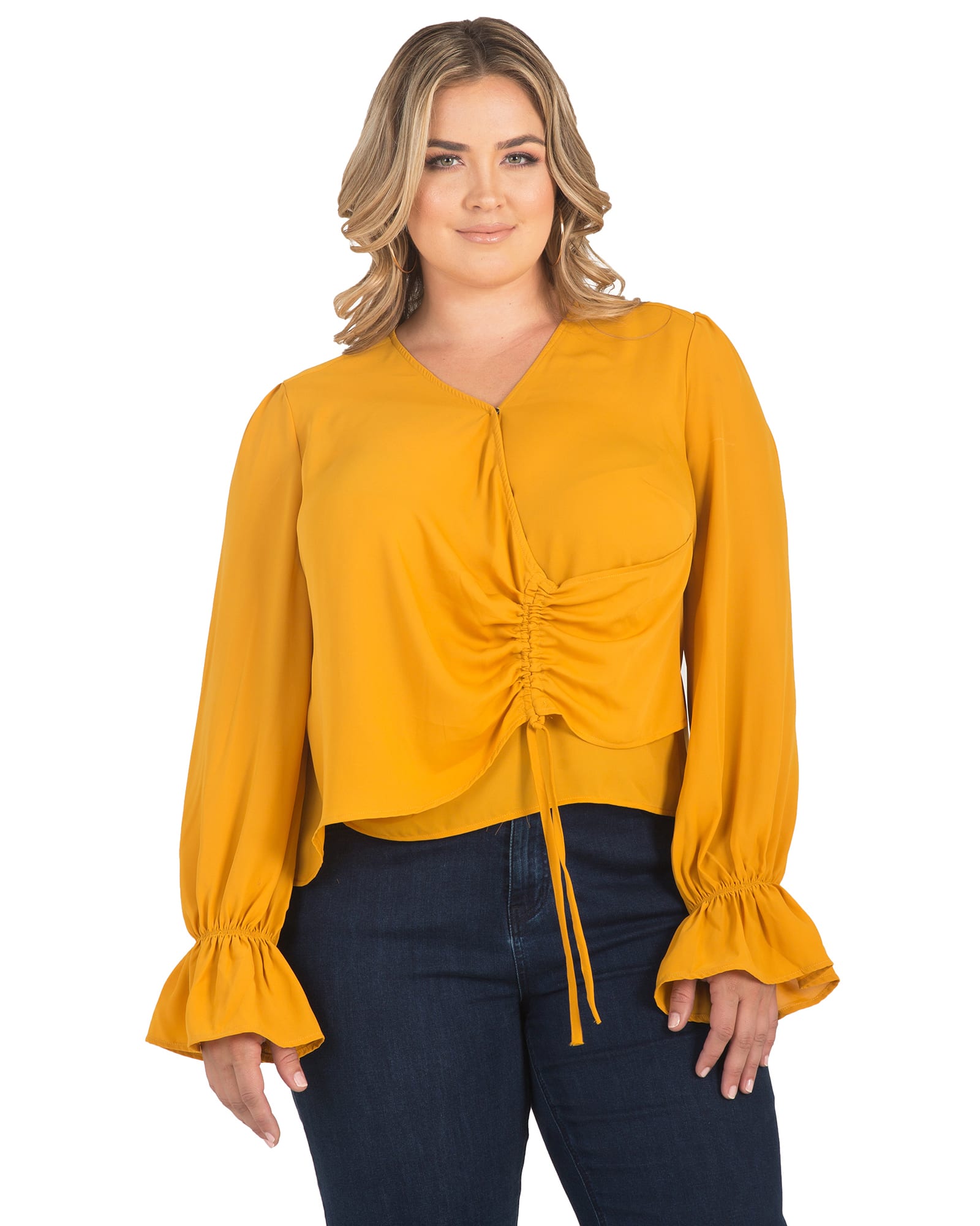 Vera Tie-Front Blouse | Ginger