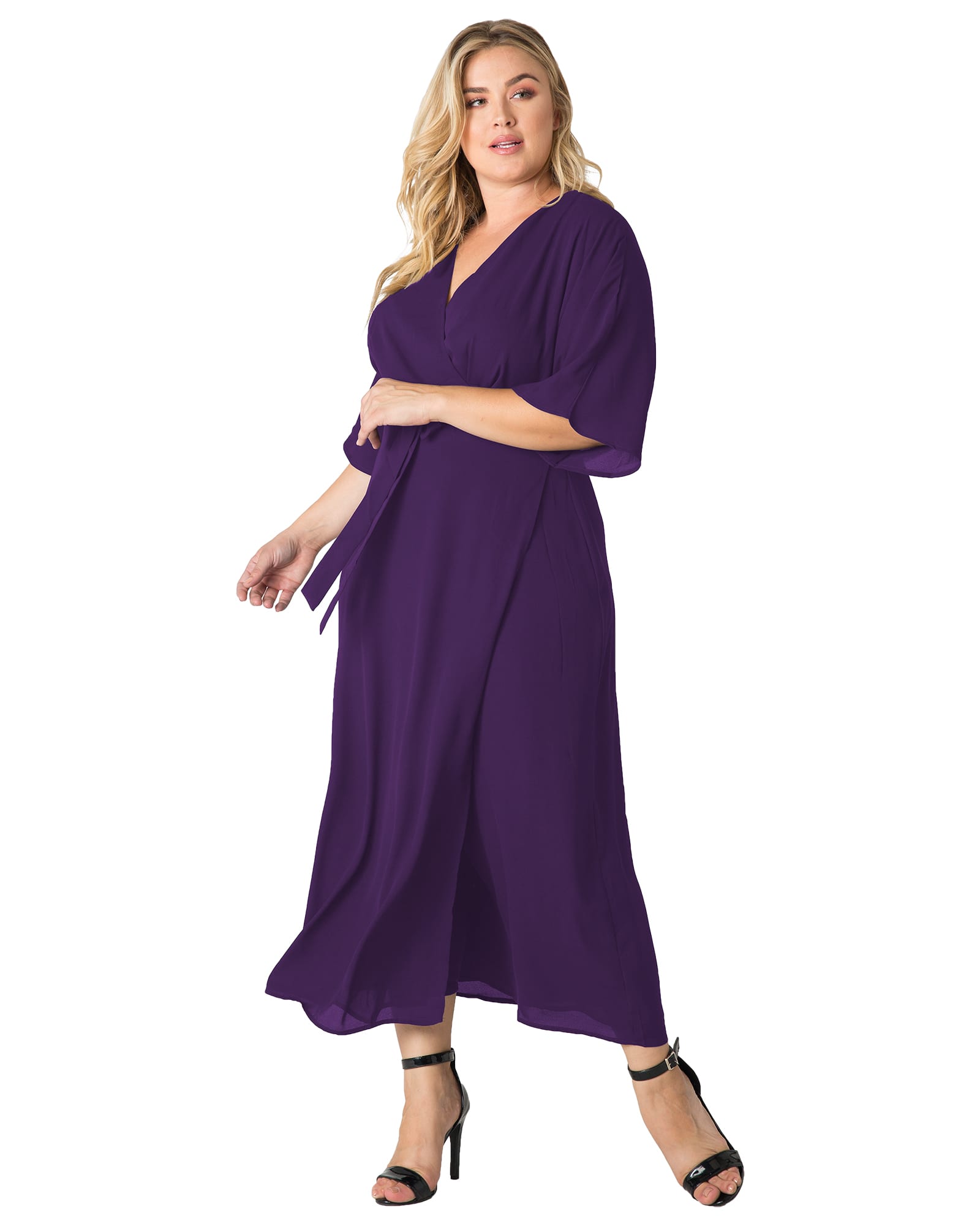 Purple Flowy Dress