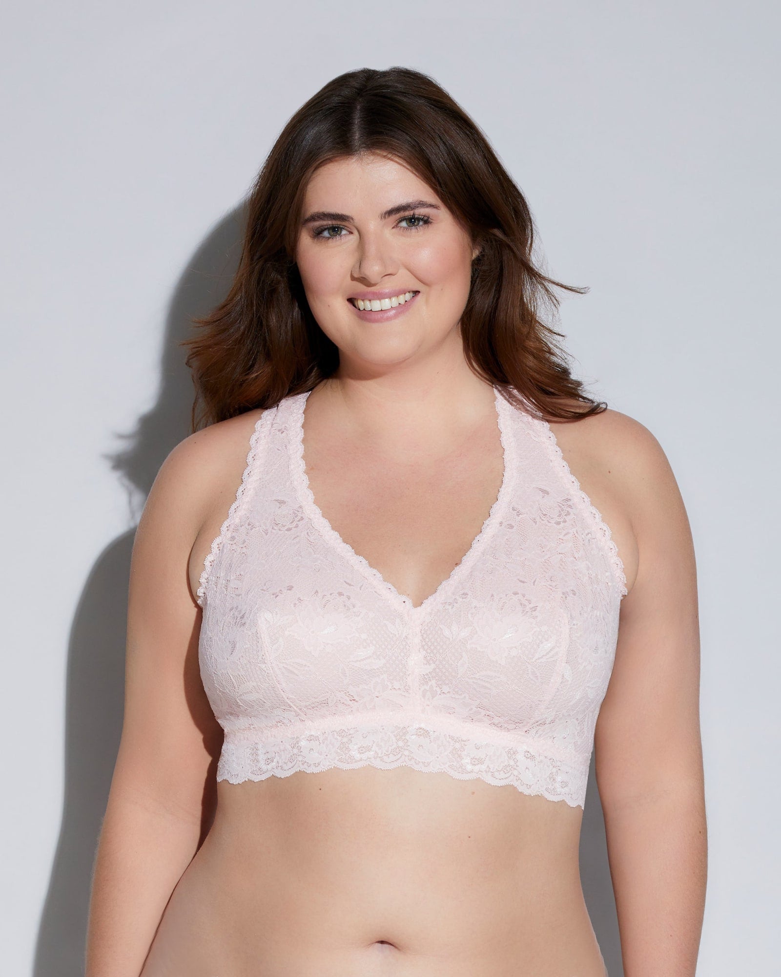  Sexy Lace Bralette Full Cup Plus Size Bras 36 38 40 BCD (Bands  Size : 38 EU, Color : 1324-Dark Pink) : Clothing, Shoes & Jewelry