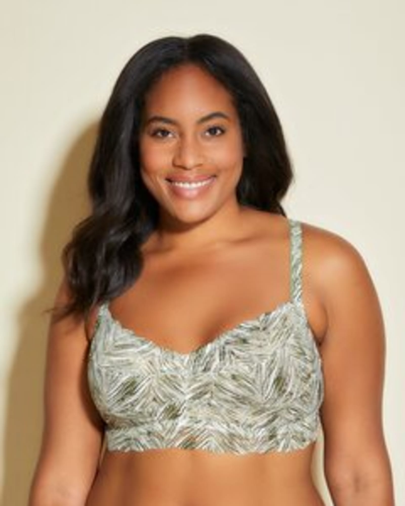 Plus Size Underclub Alissa Sheer and Lace Bralette