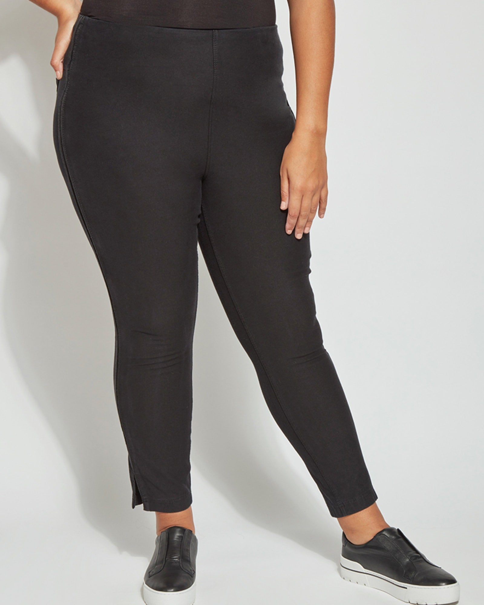 Park Split Hem Legging | Black