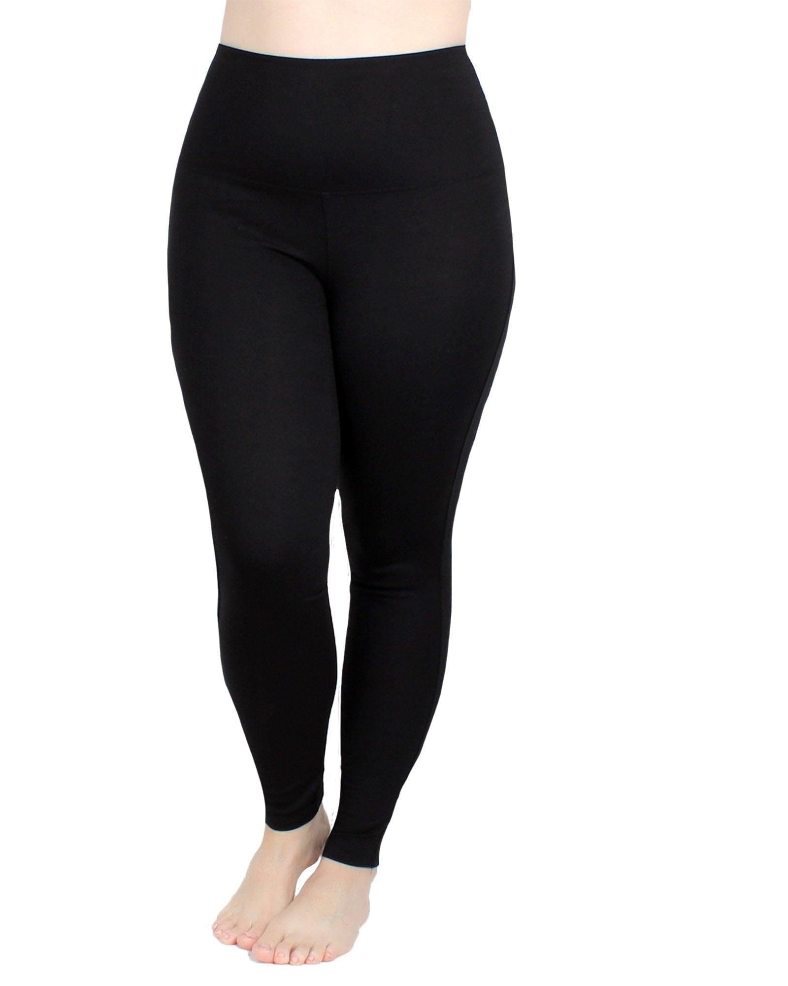 Black Plus Size Pull On Ponte Pant