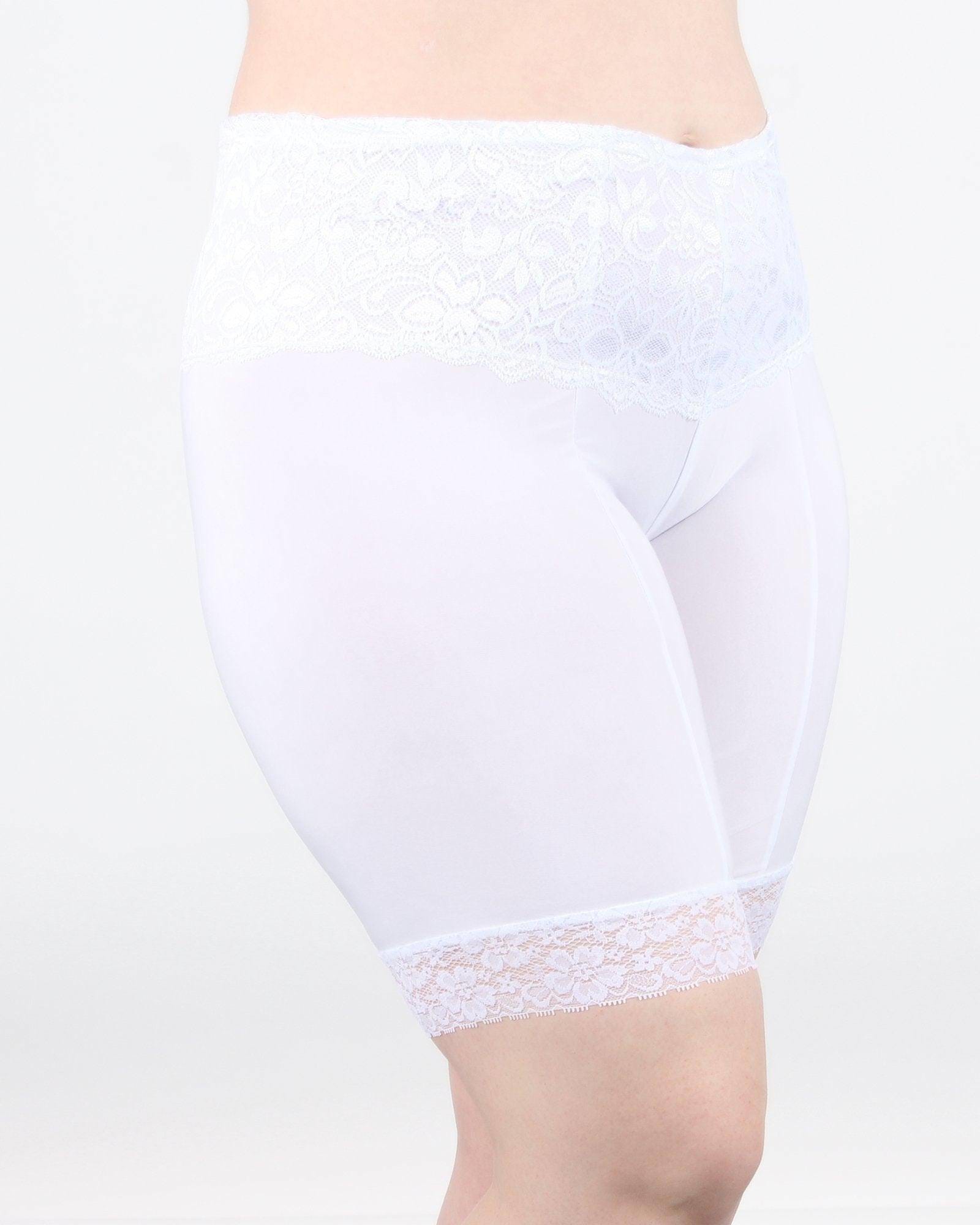 Plus Size Lace Anti Chafing Shortlette Slipshort