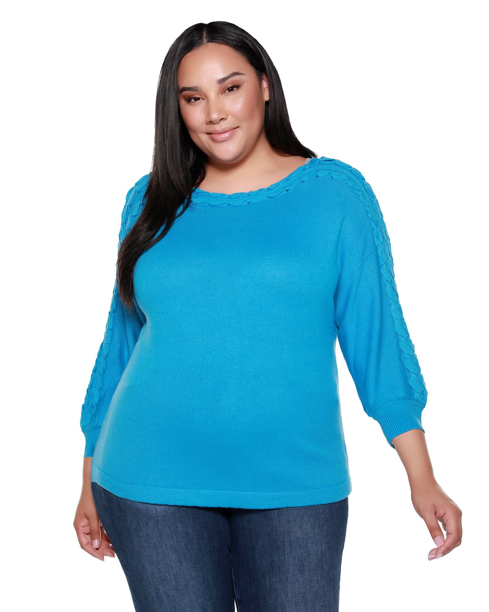 Kehlani Boat Neck Sweater | Marina Blue