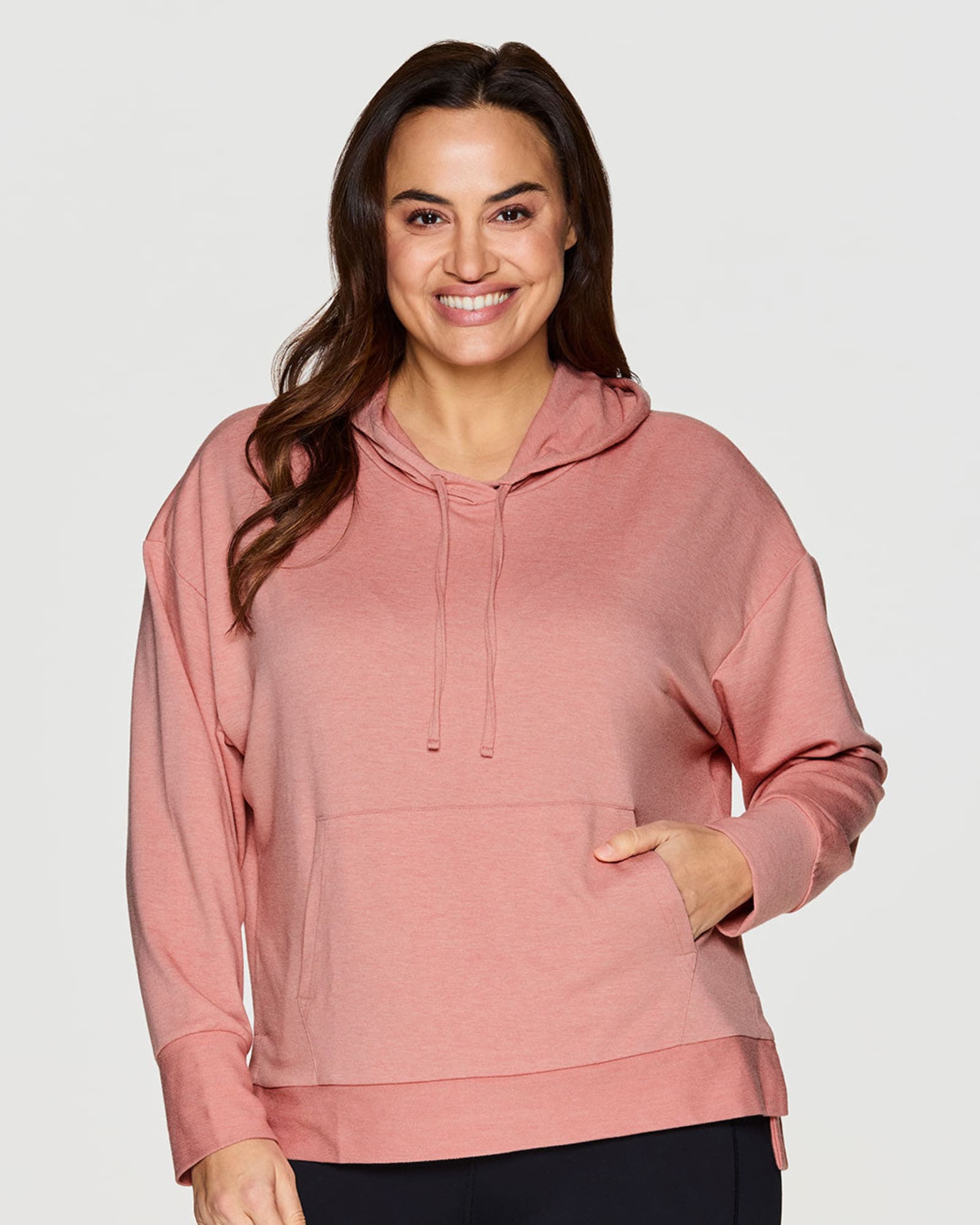 NYDJ Sweatshirt Hoodie with Lace Trim 