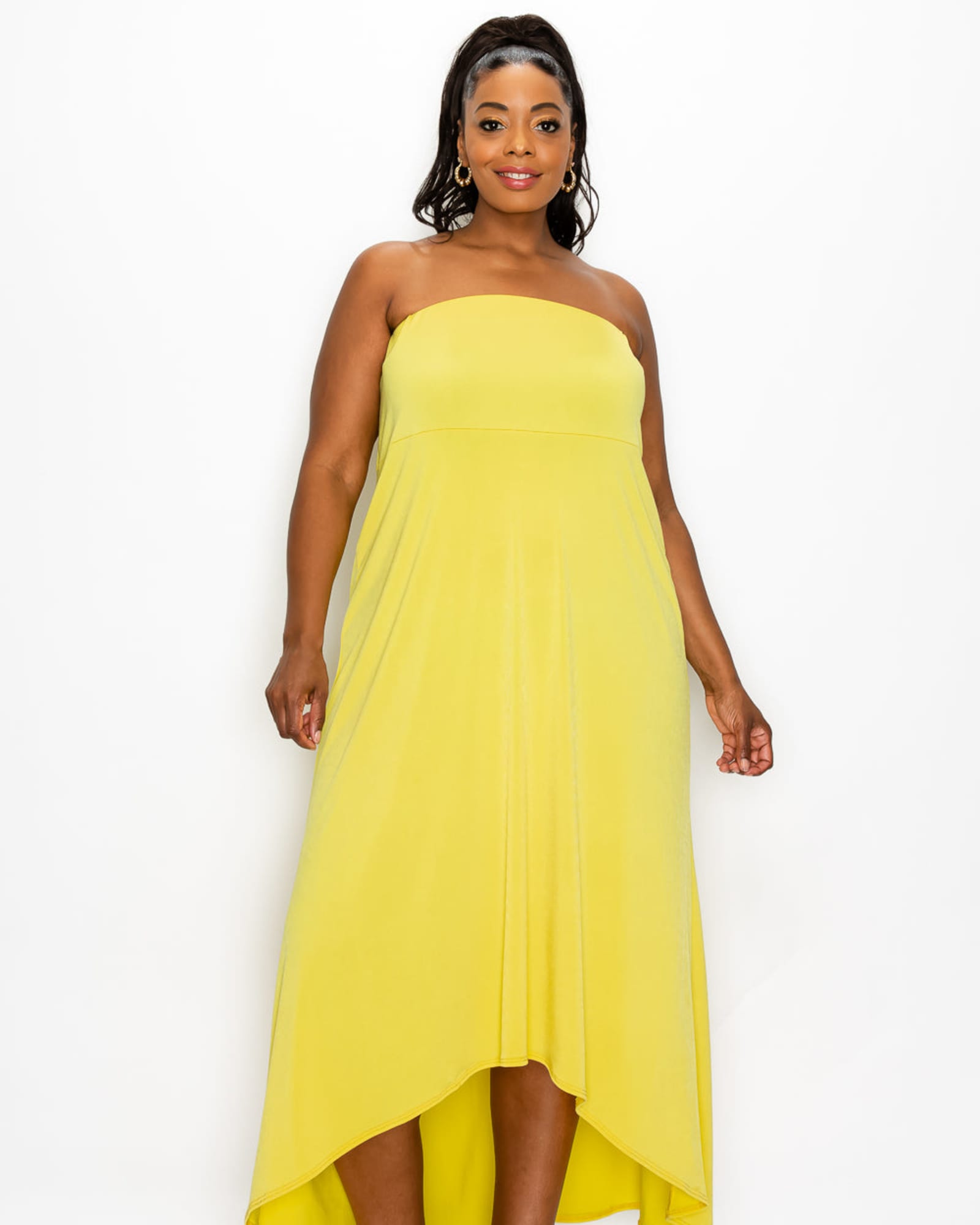 Plus Size Lemon Dress