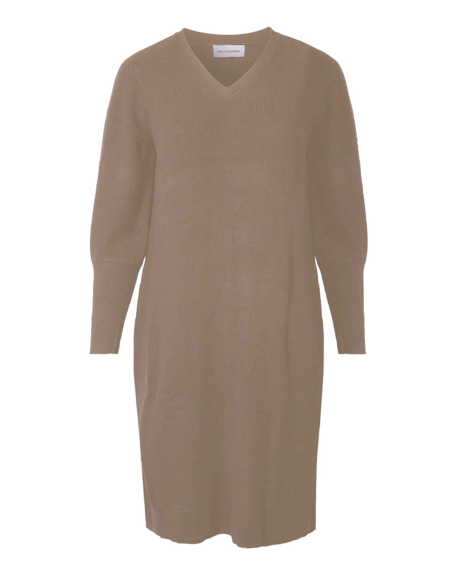 Beige Sweater Dress