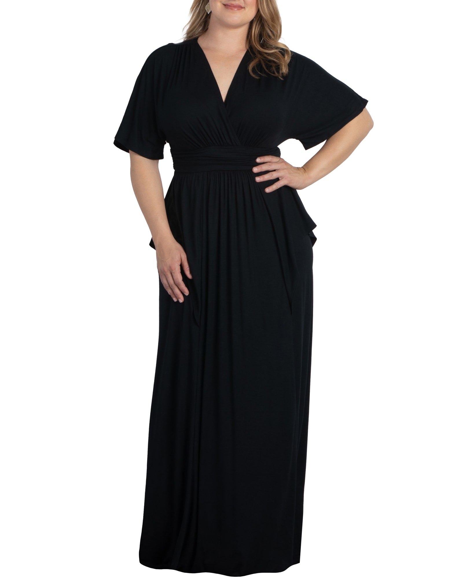 Indie Twist Maxi Dress | BLACK NOIR