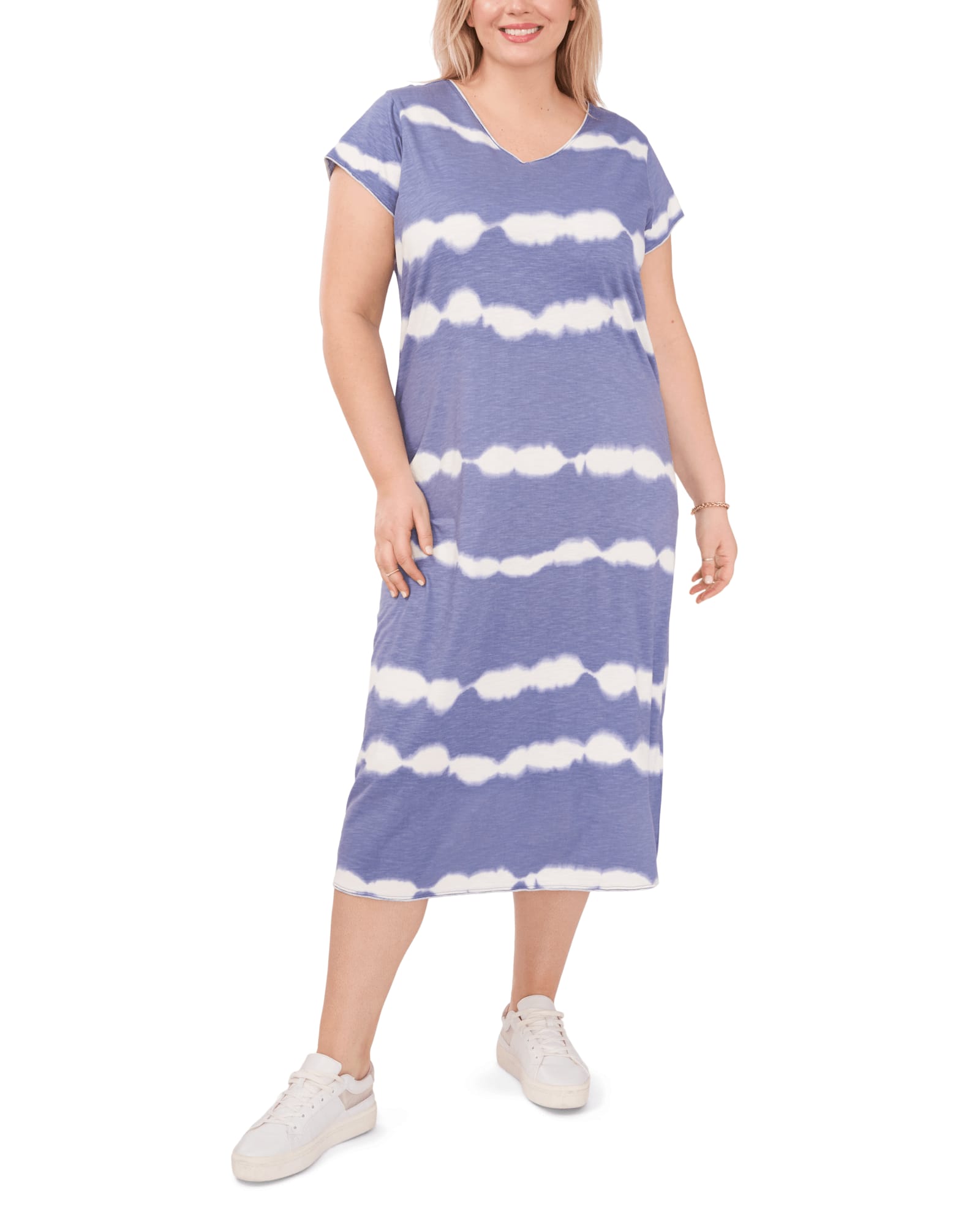 Light Blue Sleeveless Maxi Dress
