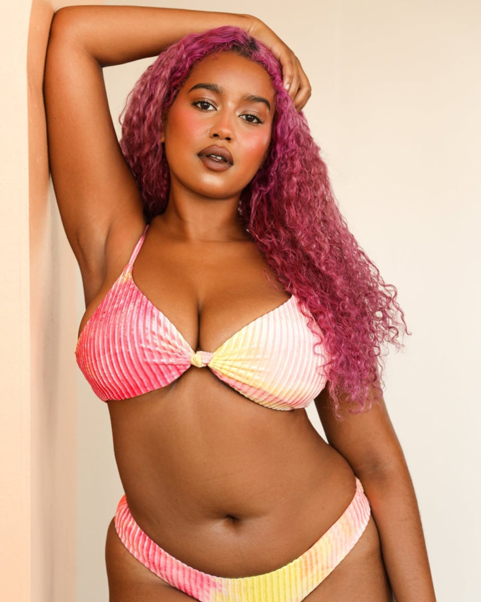 Wrap Front Bralette & Shoreline Tropical High Waist Bikini Set – The Curvy  Shop