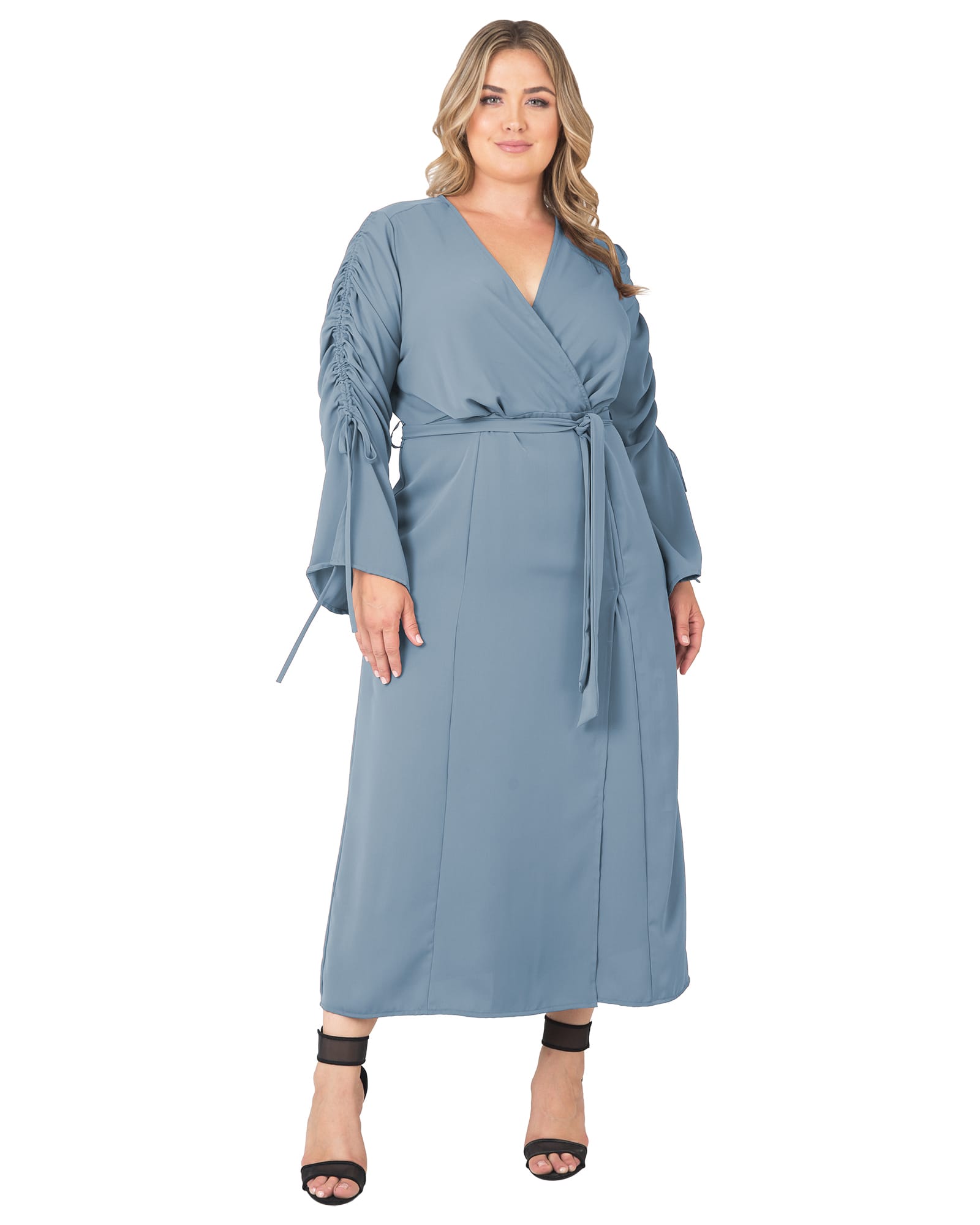 Kimberly Wrap Maxi Dress | SLATE