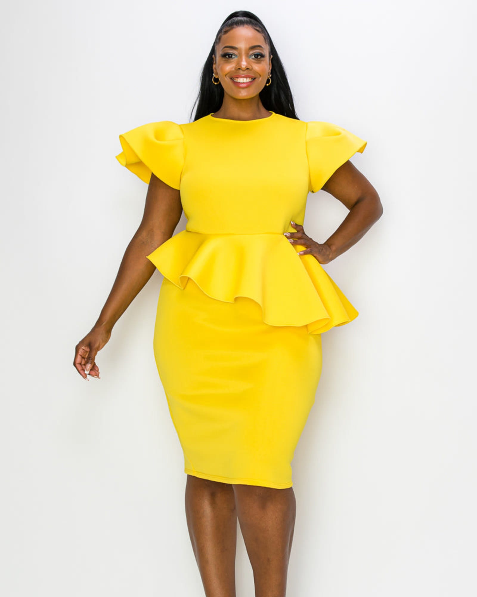 Pin by Your Key to Real Estate on My Style  Peplum mini dress, Plus size  outfits, Peplum dress