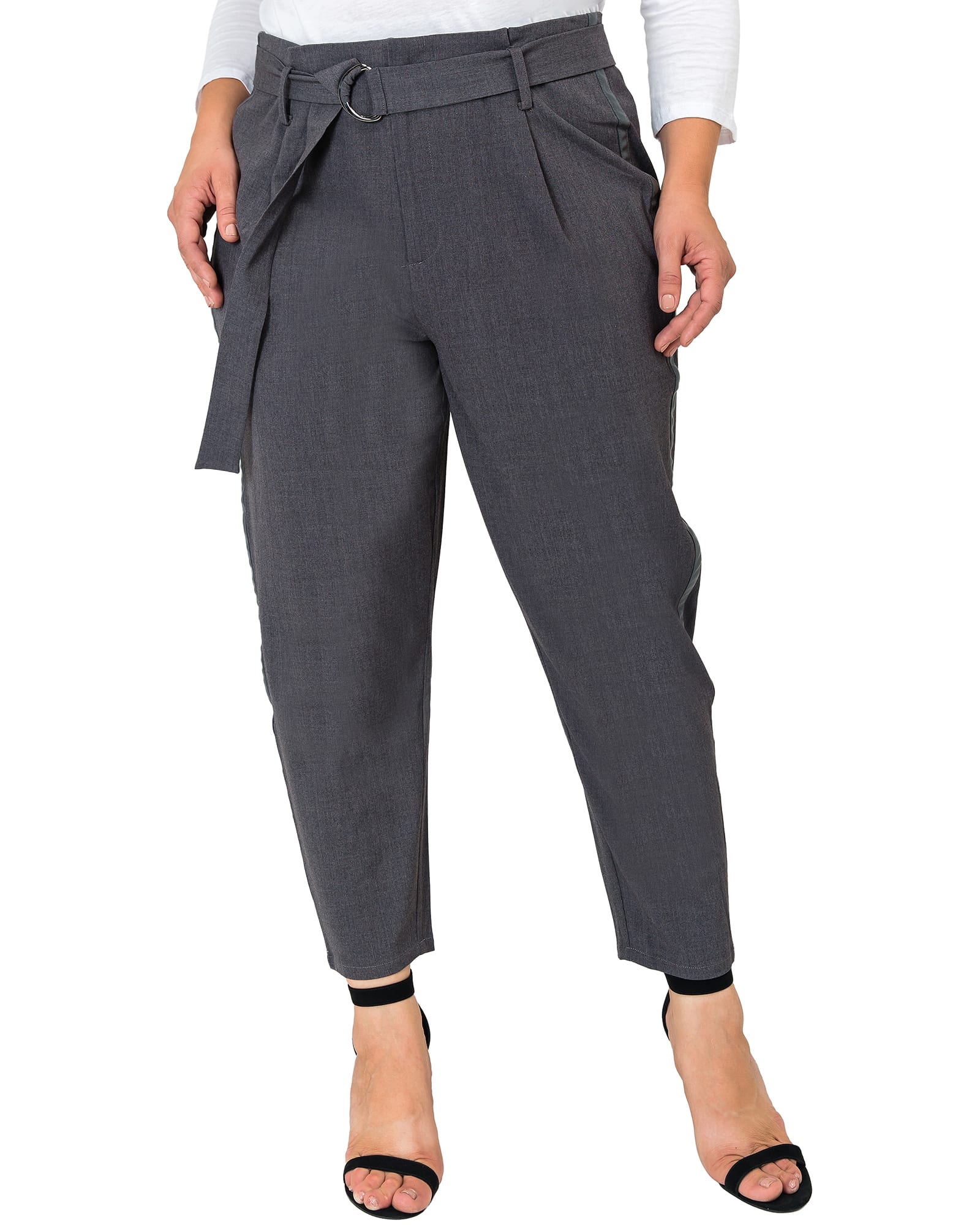 White Women's Plus-Size Casual & Dress Pants