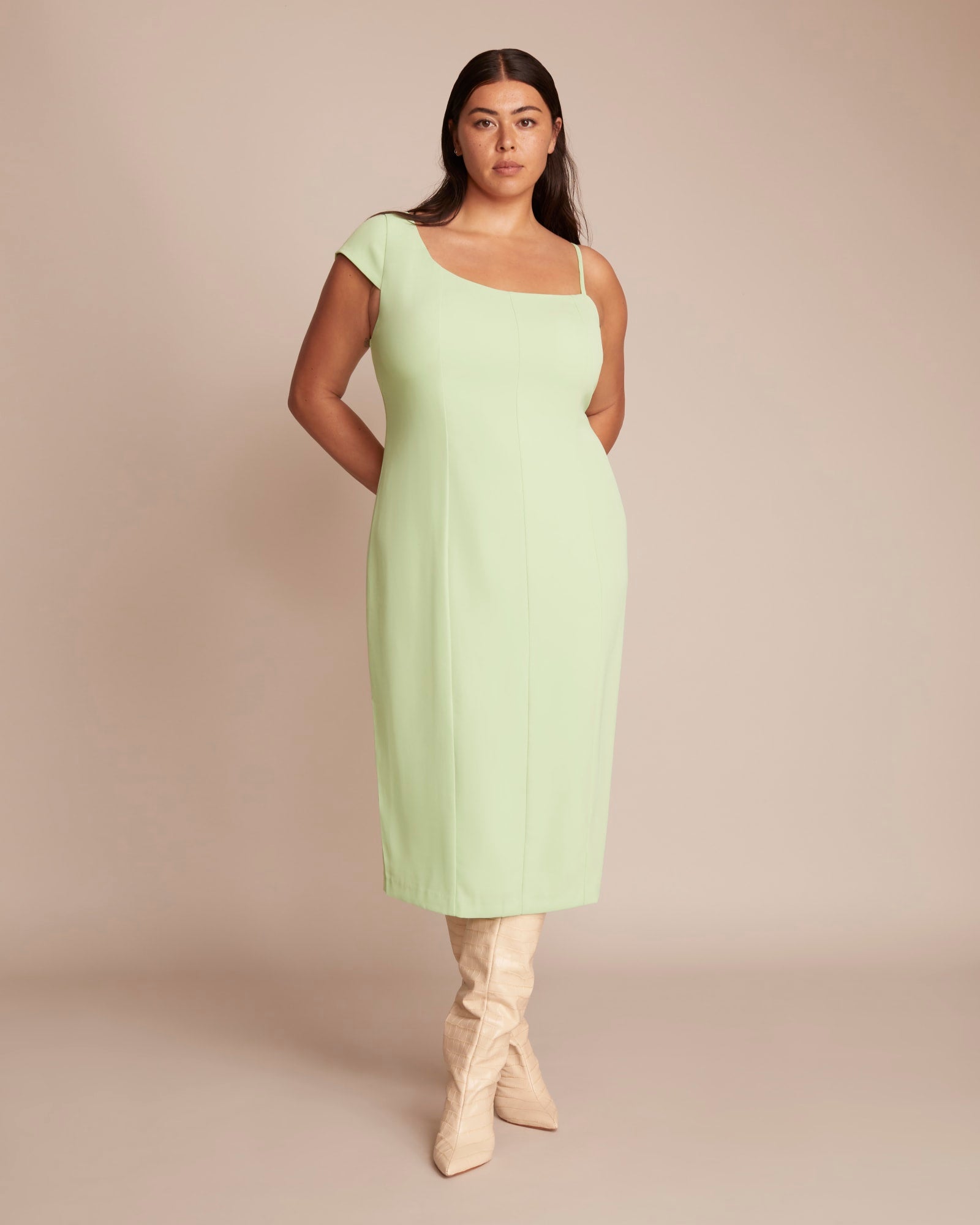 Solange Midi Dress | Green