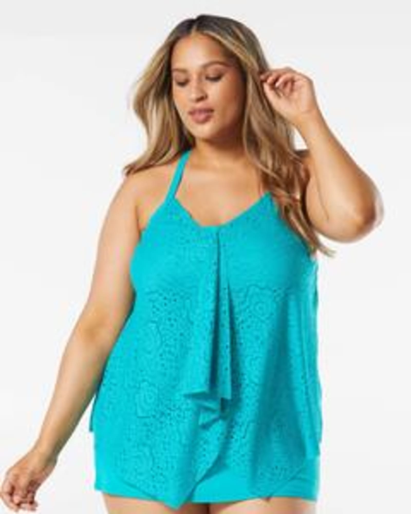 Plus Size Long Tankini