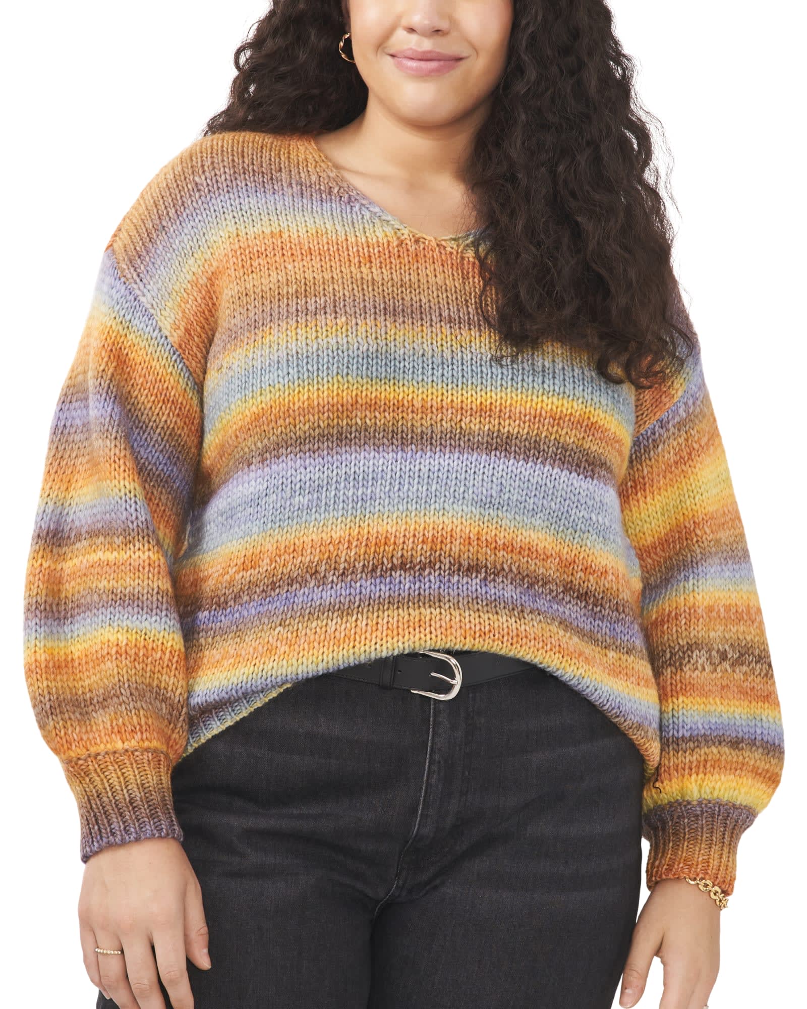 Maddie Roving Sweater | Citrus Spice