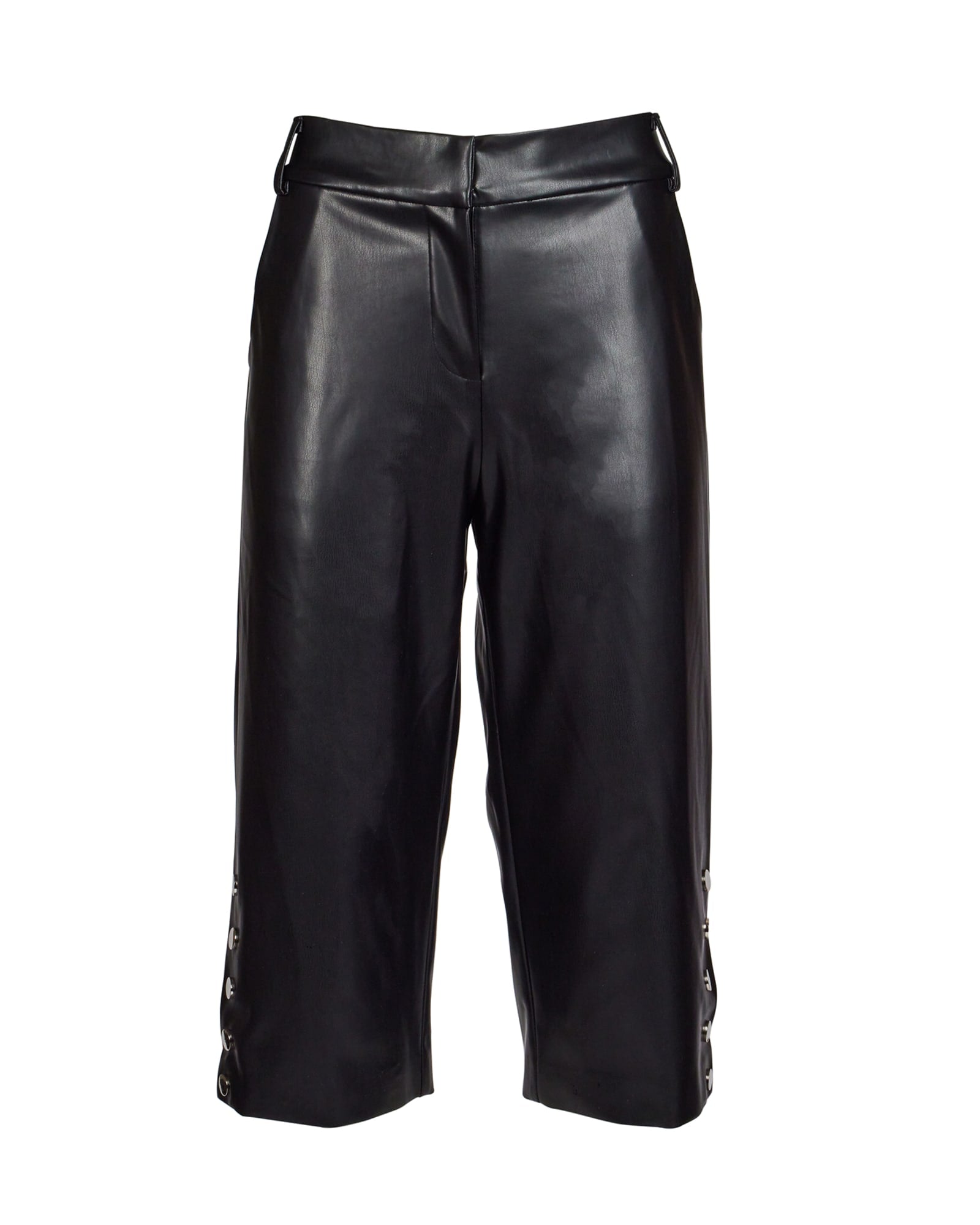 Plus Crepe Belted Culotte Pants